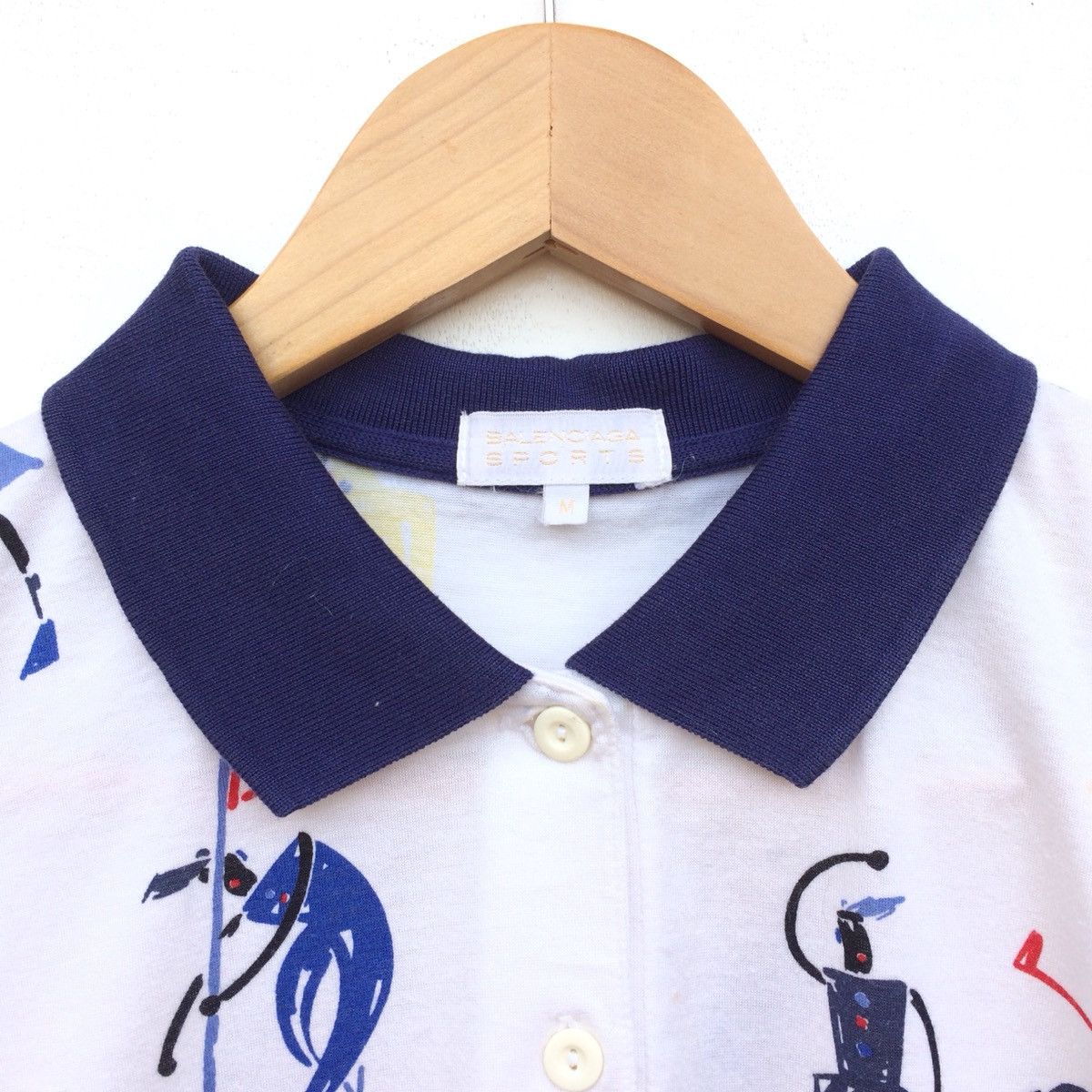 Balenciaga Vintage Balenciaga sport women polo couple golfer Size M / US 6-8 / IT 42-44 - 4 Thumbnail