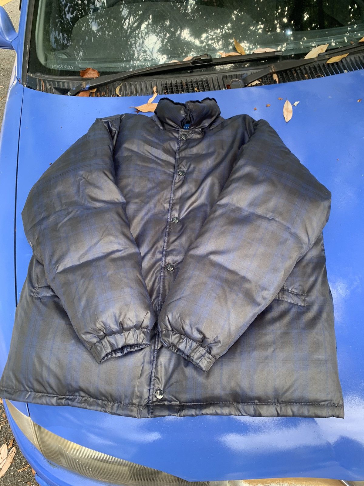 Beams Plus 👹BEAMS PLUS DOWN PUFFER BAGGY FLANNEL DESIGN JACKET Size US L / EU 52-54 / 3 - 9 Thumbnail