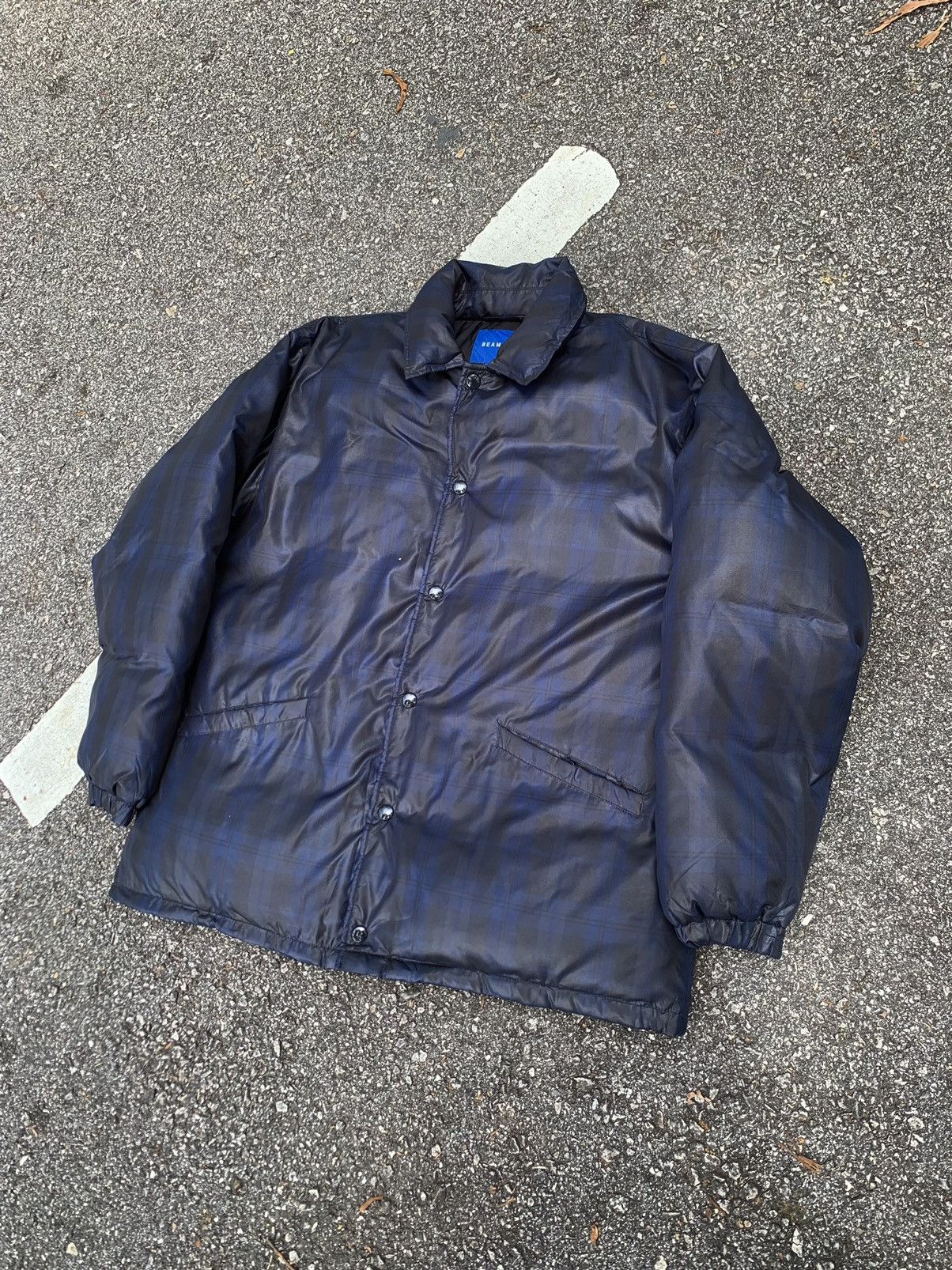 Beams Plus 👹BEAMS PLUS DOWN PUFFER BAGGY FLANNEL DESIGN JACKET Size US L / EU 52-54 / 3 - 1 Thumbnail
