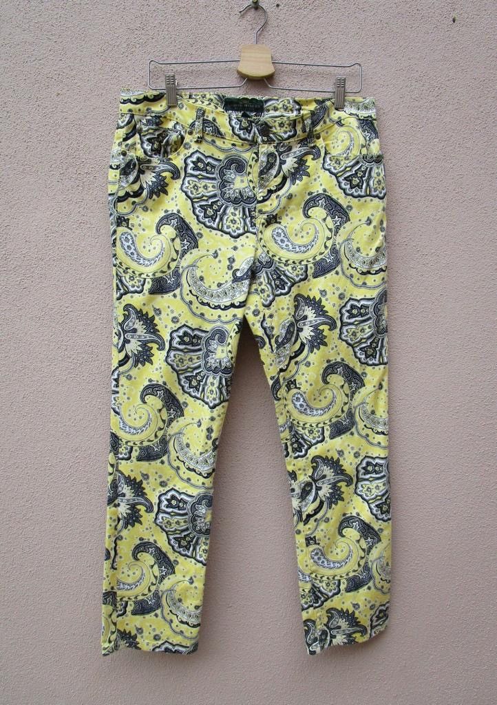 RRL Ralph Lauren × Ralph Lauren Ralph Laure LRL paisley abstract overprint slimfit Size US 32 / EU 48 - 2 Thumbnail