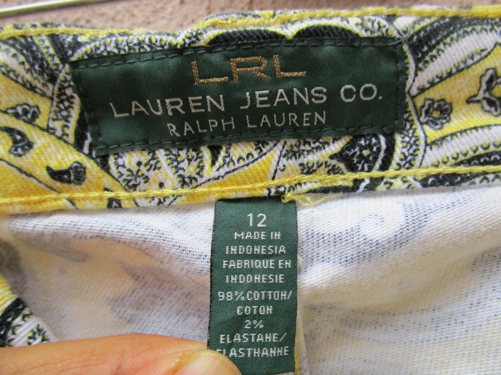 RRL Ralph Lauren × Ralph Lauren Ralph Laure LRL paisley abstract overprint slimfit Size US 32 / EU 48 - 4 Thumbnail