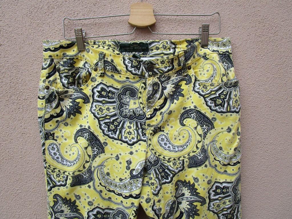 RRL Ralph Lauren × Ralph Lauren Ralph Laure LRL paisley abstract overprint slimfit Size US 32 / EU 48 - 3 Thumbnail