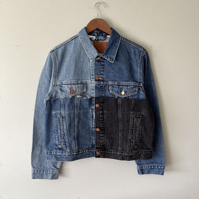 Levi's SS18 Patchwork Denim Jacket Vetements x Levi's | Grailed