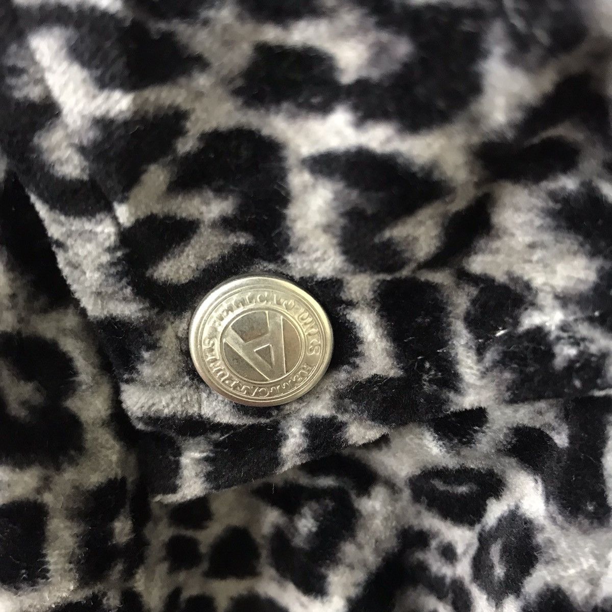 Japanese Brand HELL CAT PUNKS Punk Emo Anarchy Double Collar Leopard Jacket Size US S / EU 44-46 / 1 - 4 Thumbnail