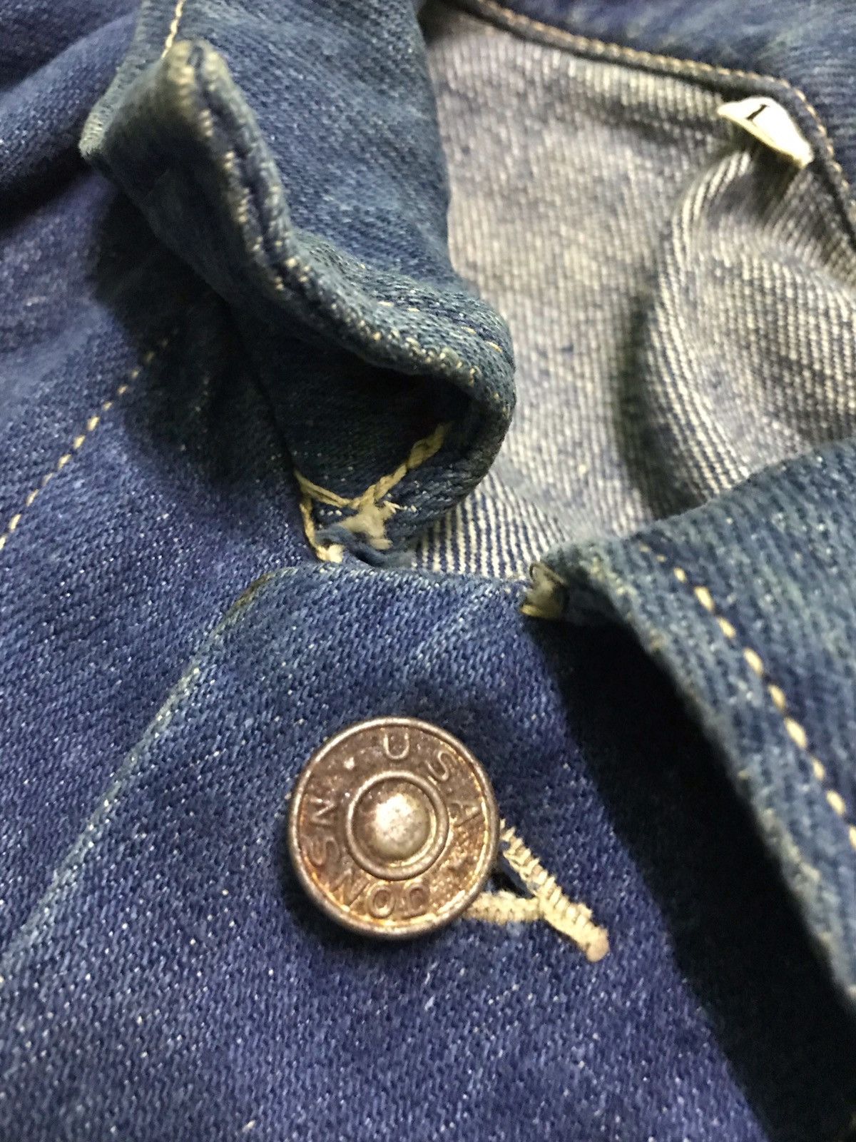 Vintage vintage 80s trucker jacket Size US L / EU 52-54 / 3 - 3 Thumbnail