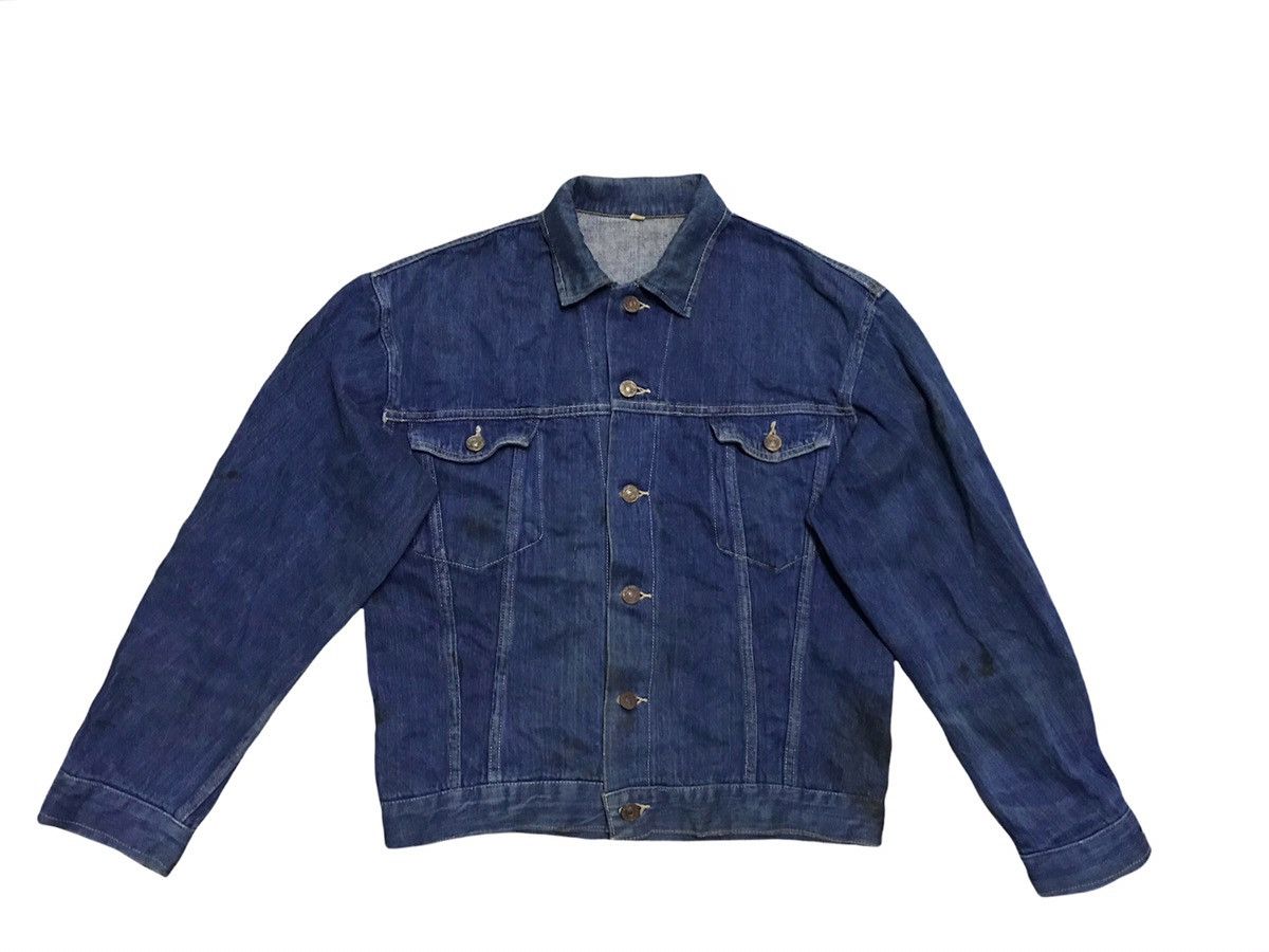 Vintage vintage 80s trucker jacket Size US L / EU 52-54 / 3 - 4 Thumbnail