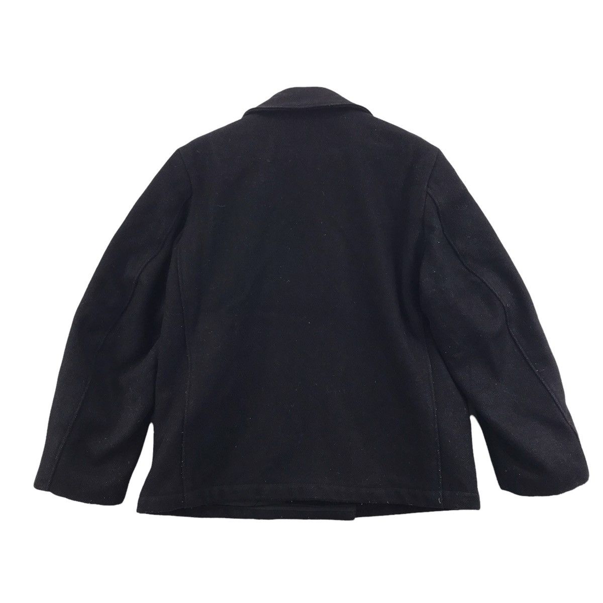 Schott Vintage SCHOTT USA 740N Navy Black Pea Coat Jacket Perfecto Size US M / EU 48-50 / 2 - 6 Thumbnail