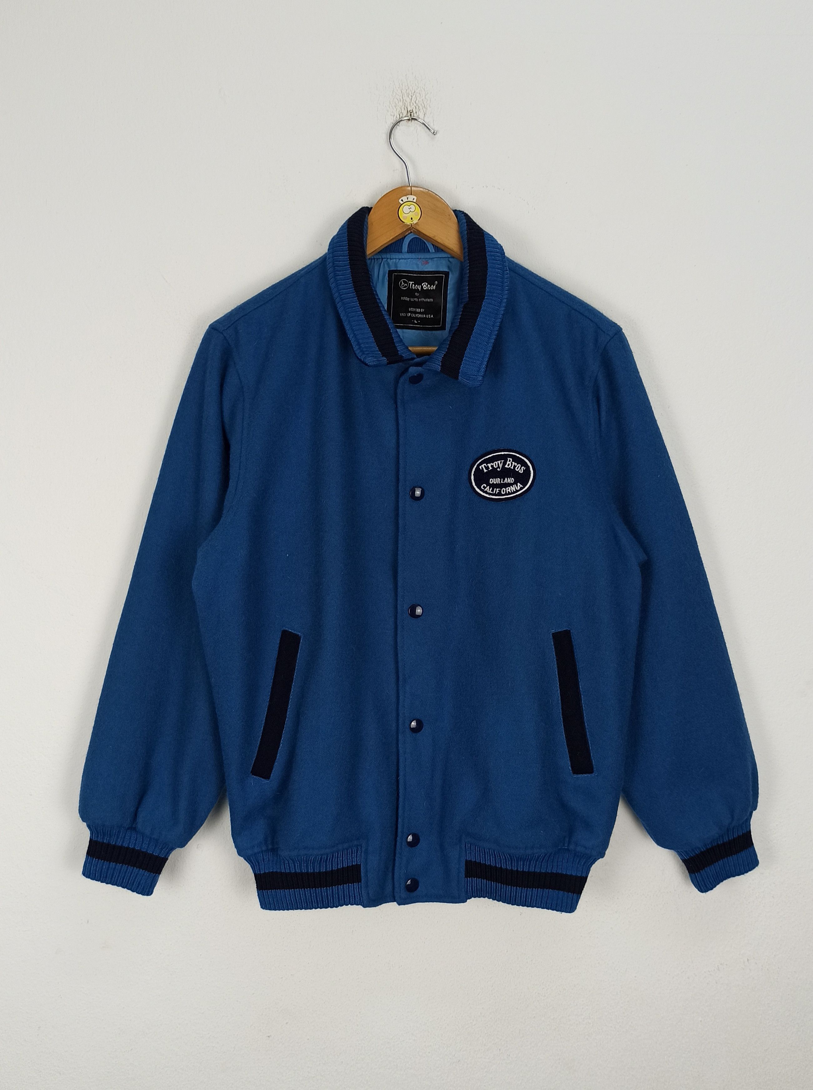 🔥Vintage🔥 Troy Bros Ourland California Wool Varsity Jacket