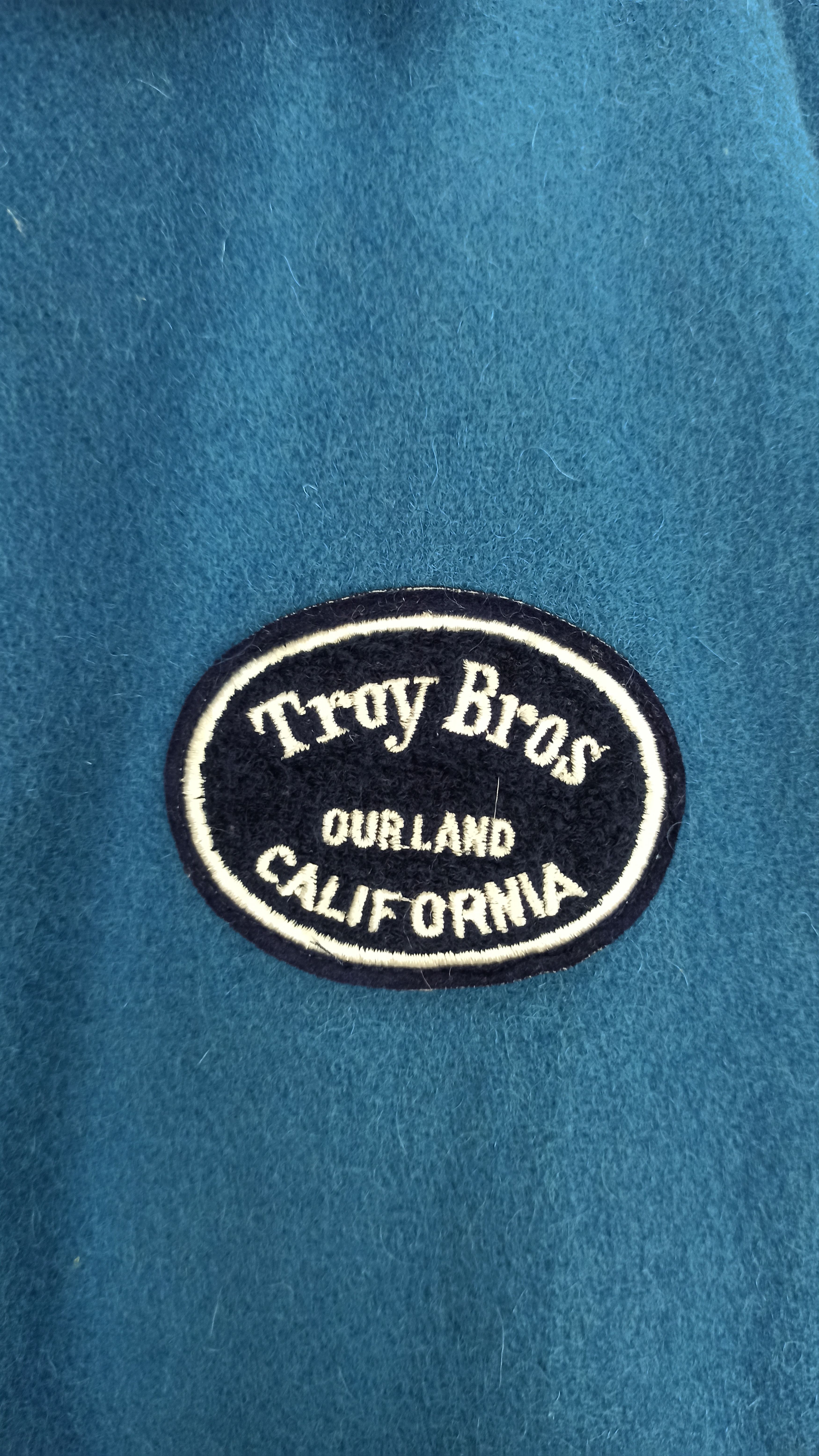 Japanese Brand 🔥Vintage🔥 Troy Bros Ourland California Wool Varsity Jacket Size US L / EU 52-54 / 3 - 4 Thumbnail
