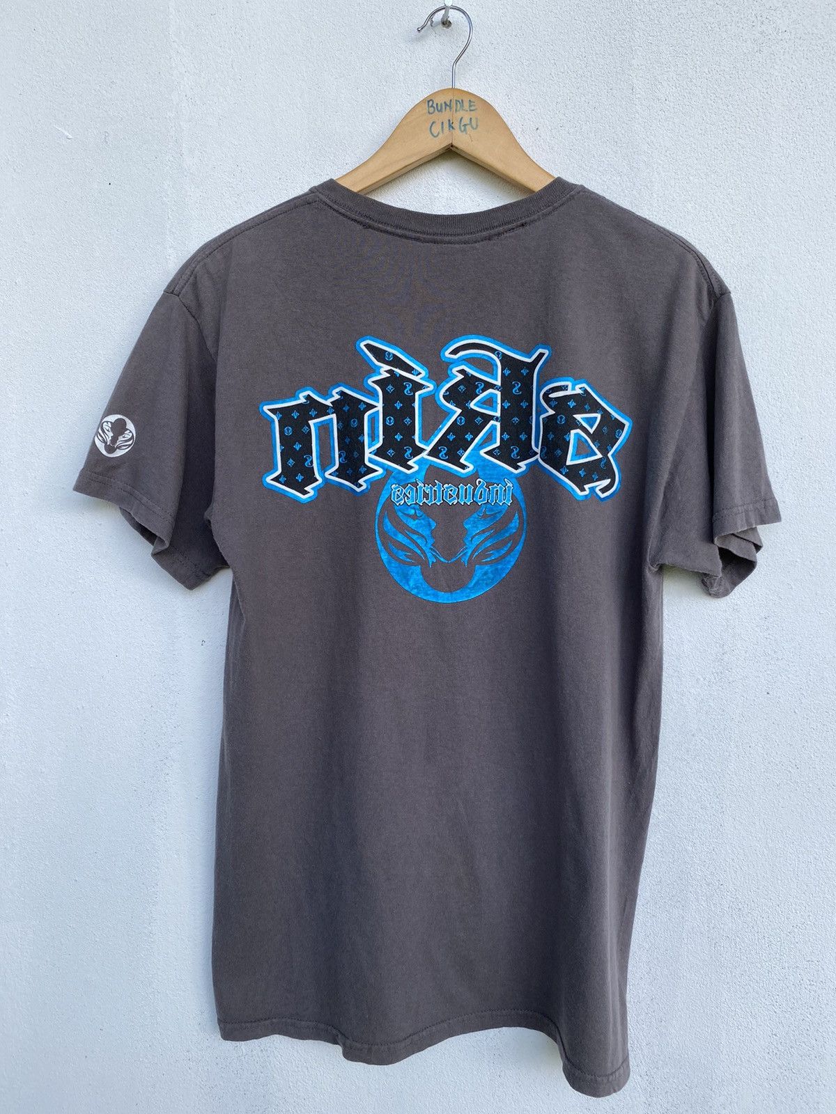 Vintage SKIN INDUSTRIES TEE BIG LOGO Size US M / EU 48-50 / 2 - 2 Thumbnail