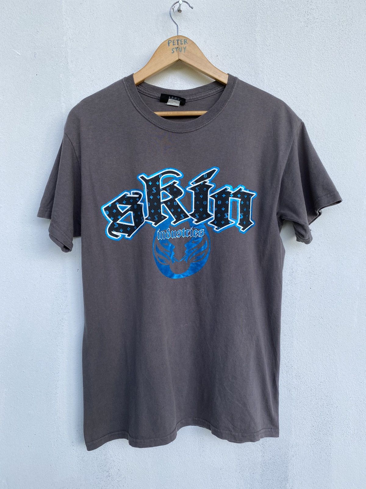 Vintage SKIN INDUSTRIES TEE BIG LOGO Size US M / EU 48-50 / 2 - 1 Thumbnail