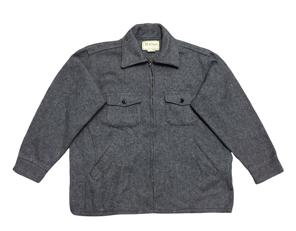 Vintage Melton wool jacket Size US L / EU 52-54 / 3 - 4 Thumbnail