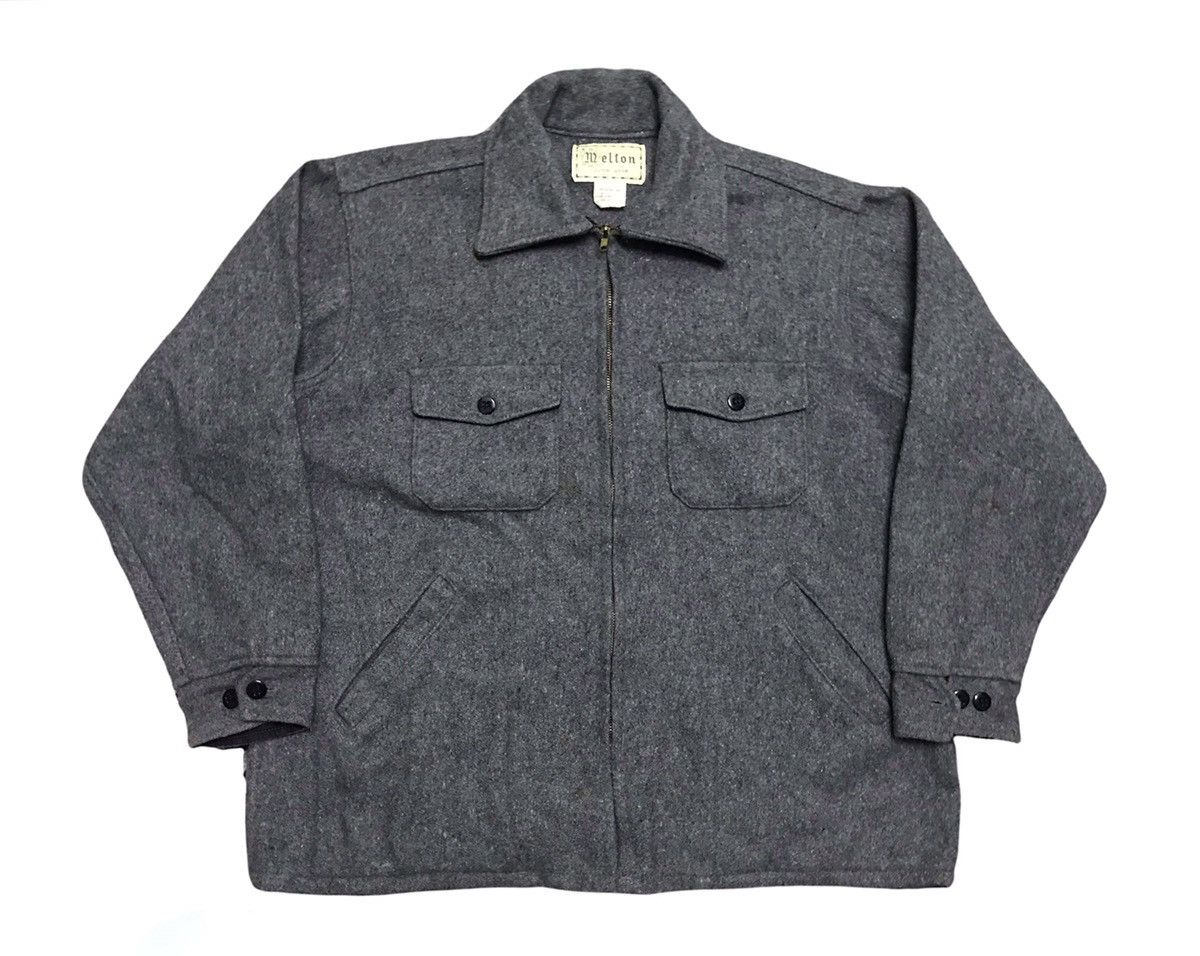 Vintage Melton wool jacket Size US L / EU 52-54 / 3 - 1 Thumbnail