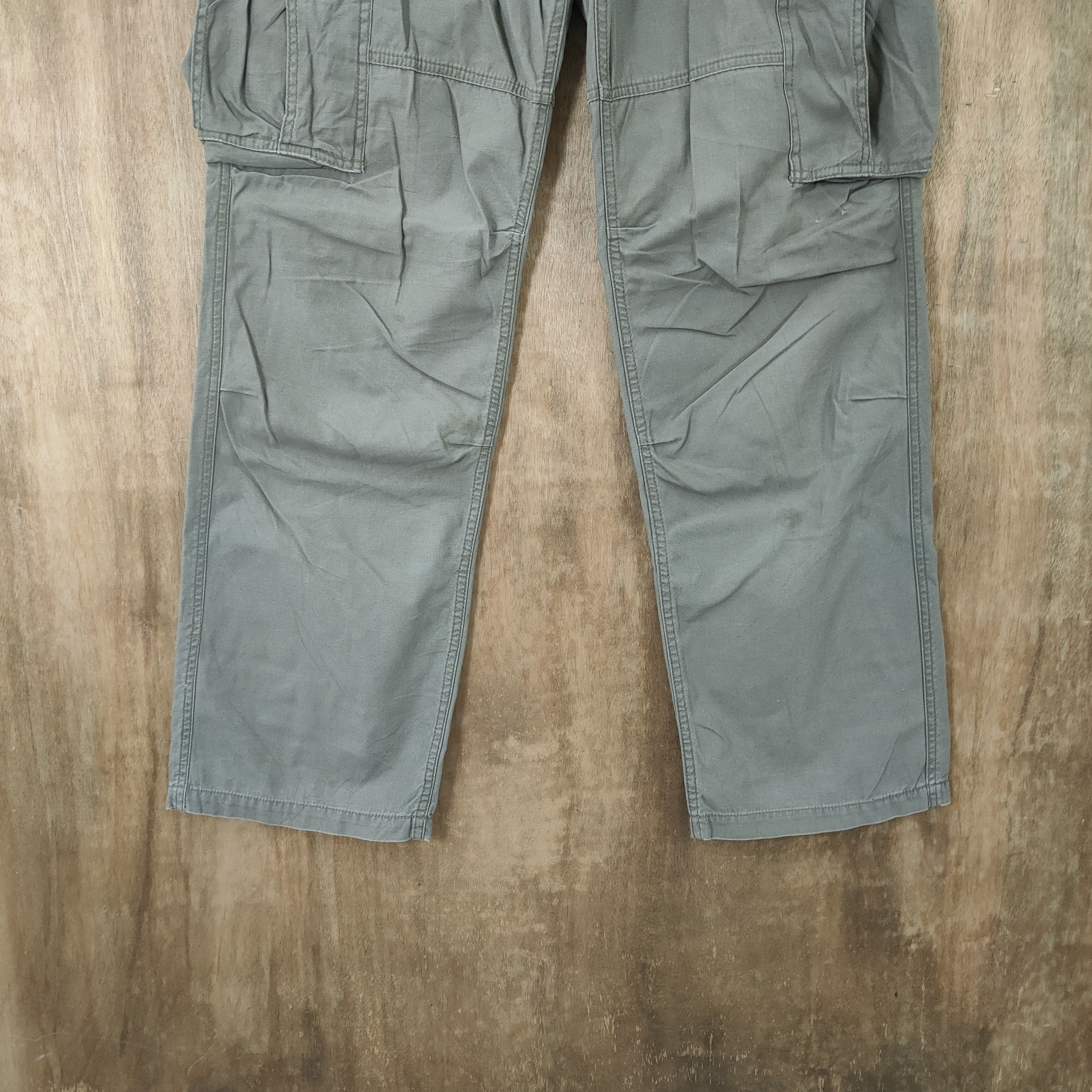 Japanese Brand × Vintage VINTAGE CALM FLOW FADED CARGO PANTS Size US 36 / EU 52 - 5 Thumbnail