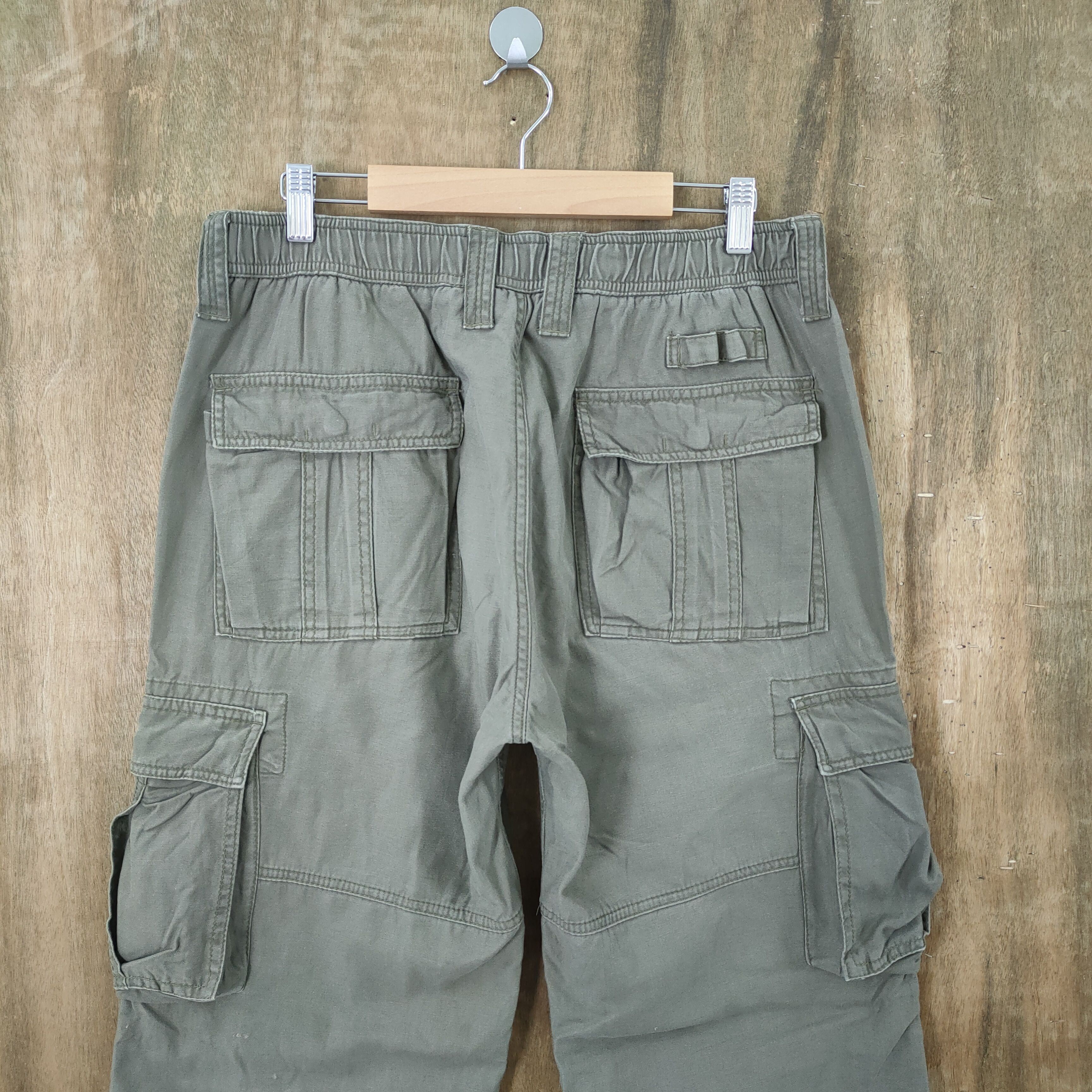 Japanese Brand × Vintage VINTAGE CALM FLOW FADED CARGO PANTS Size US 36 / EU 52 - 6 Thumbnail