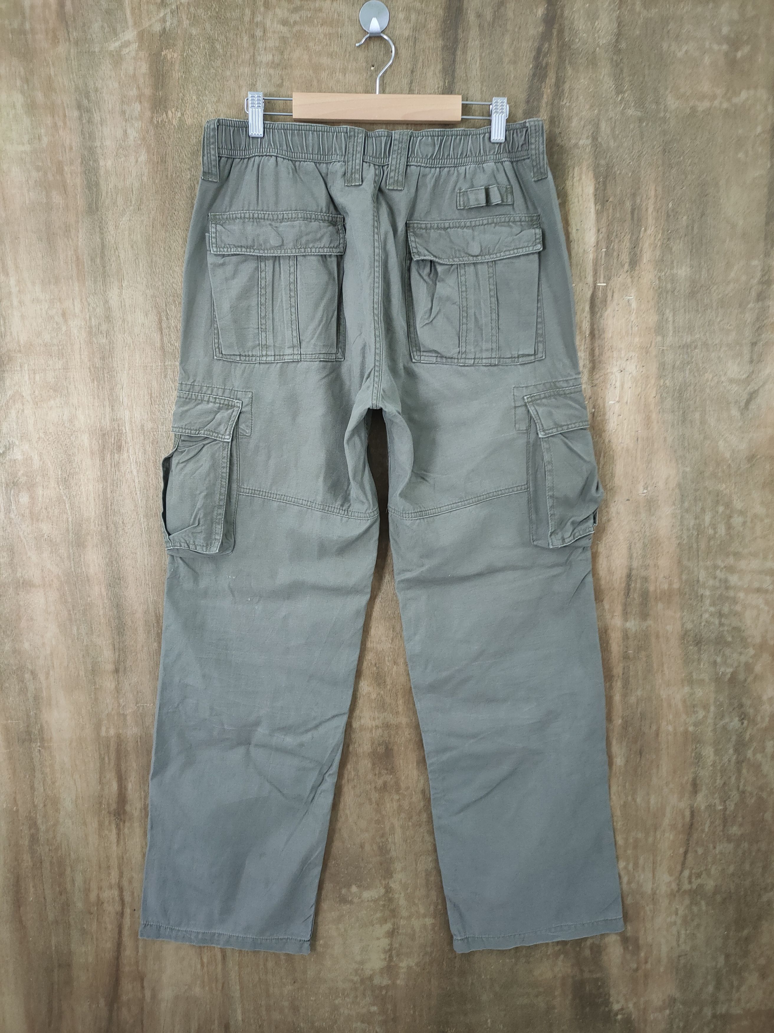 Japanese Brand × Vintage VINTAGE CALM FLOW FADED CARGO PANTS Size US 36 / EU 52 - 3 Thumbnail