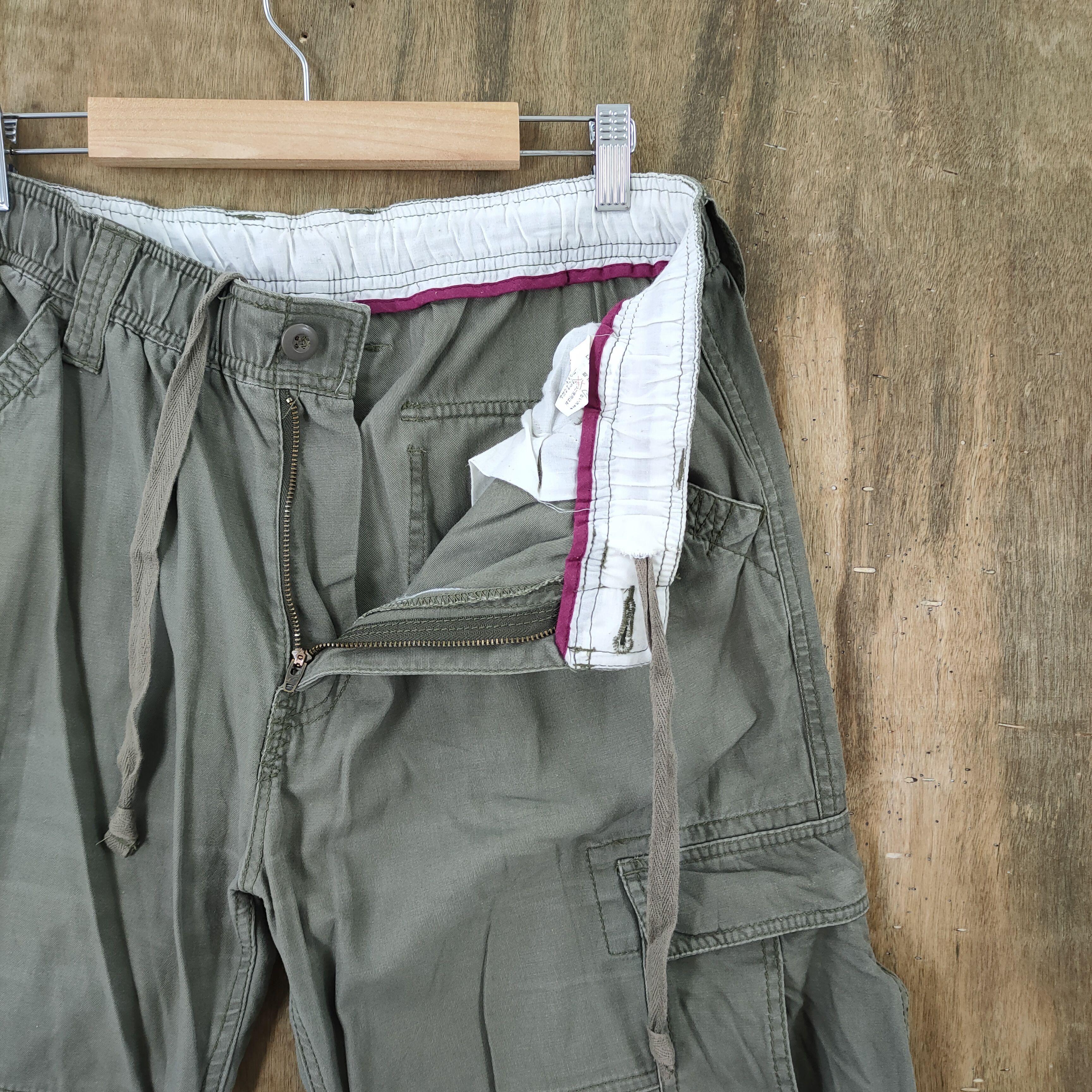 Japanese Brand × Vintage VINTAGE CALM FLOW FADED CARGO PANTS Size US 36 / EU 52 - 10 Thumbnail