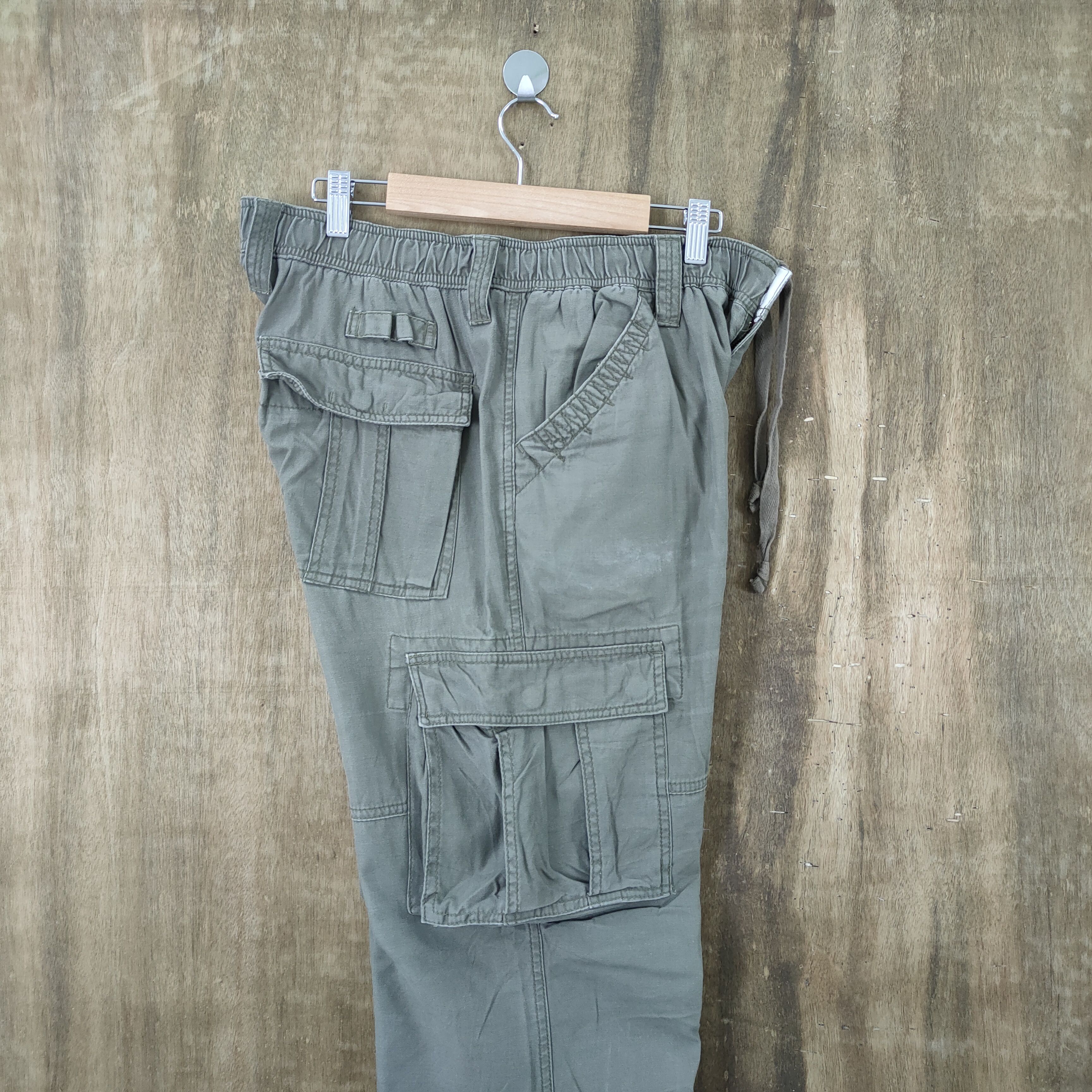 Japanese Brand × Vintage VINTAGE CALM FLOW FADED CARGO PANTS Size US 36 / EU 52 - 8 Thumbnail