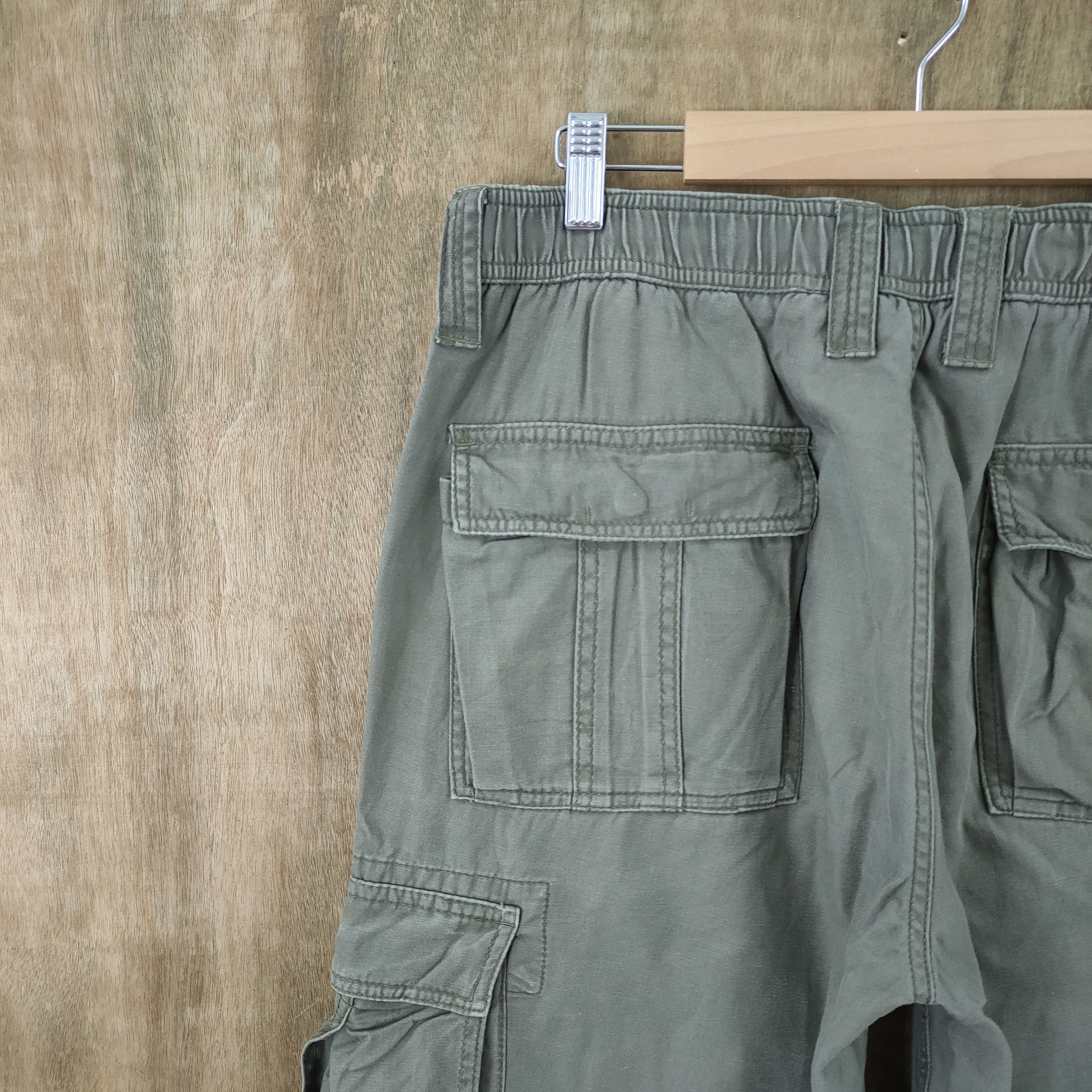 Japanese Brand × Vintage VINTAGE CALM FLOW FADED CARGO PANTS Size US 36 / EU 52 - 14 Thumbnail