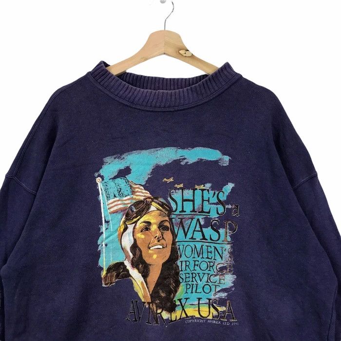 Avirex Vintage 1991 AVIREX USA WASP Women Airforce Service Pilot Size ONE SIZE - 2 Thumbnail