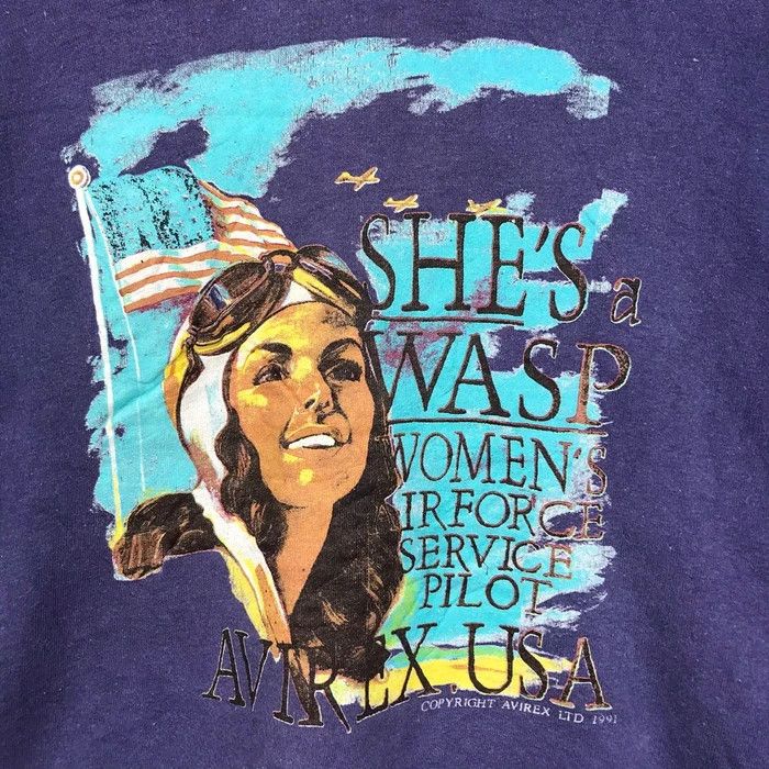 Avirex Vintage 1991 AVIREX USA WASP Women Airforce Service Pilot Size ONE SIZE - 3 Thumbnail