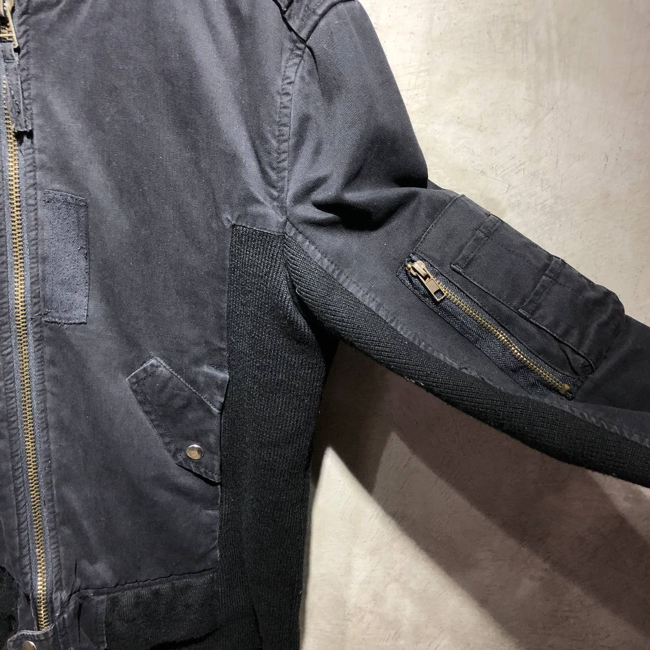 Maison MIHARA YASUHIRO Miharayasuhiro Patchwork MA-1 Flight Jacket Size US M / EU 48-50 / 2 - 11 Thumbnail