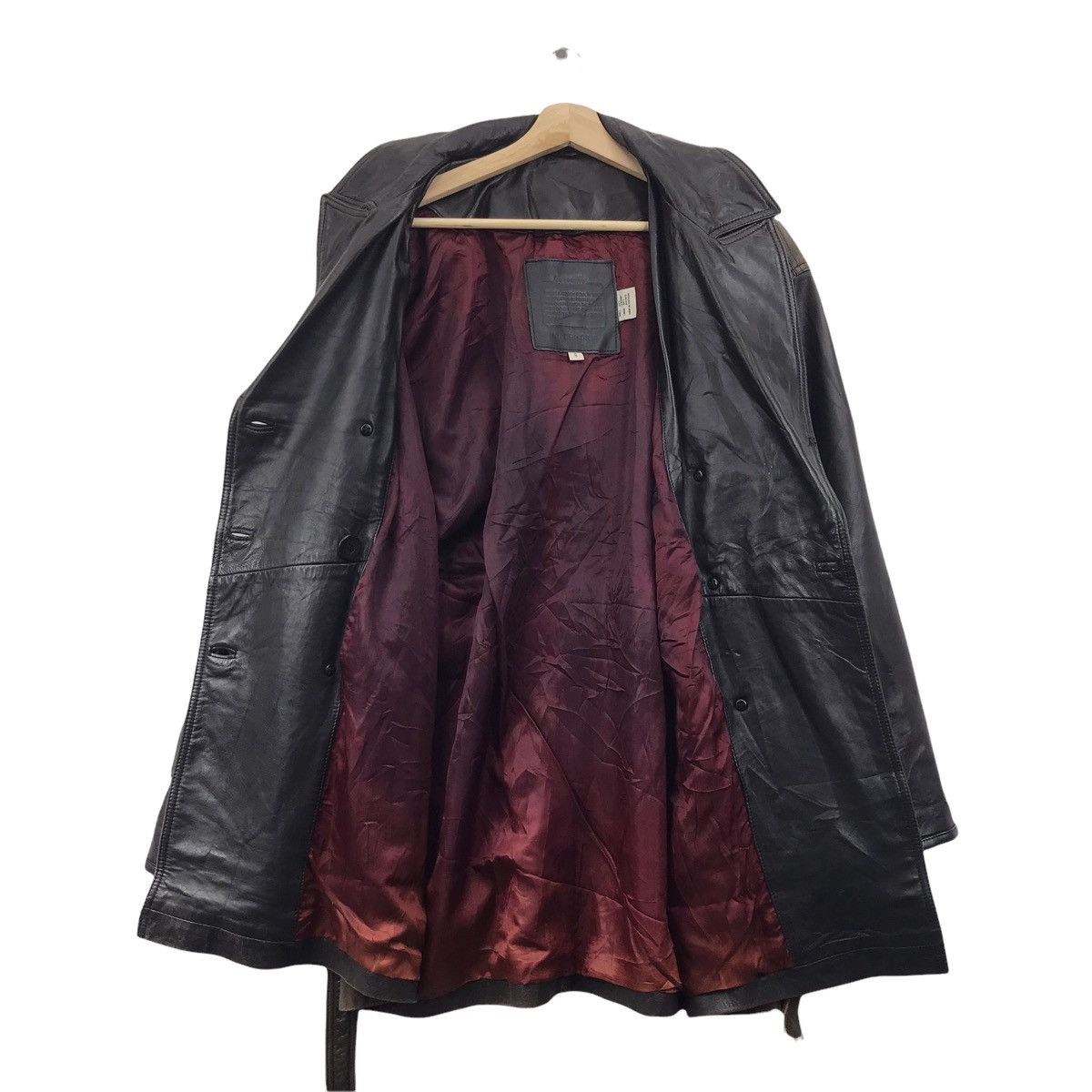 Coach Vtg 90s COACH C5K-0916 Portugal Leather Coat Parka Jacket Size US S / EU 44-46 / 1 - 3 Thumbnail