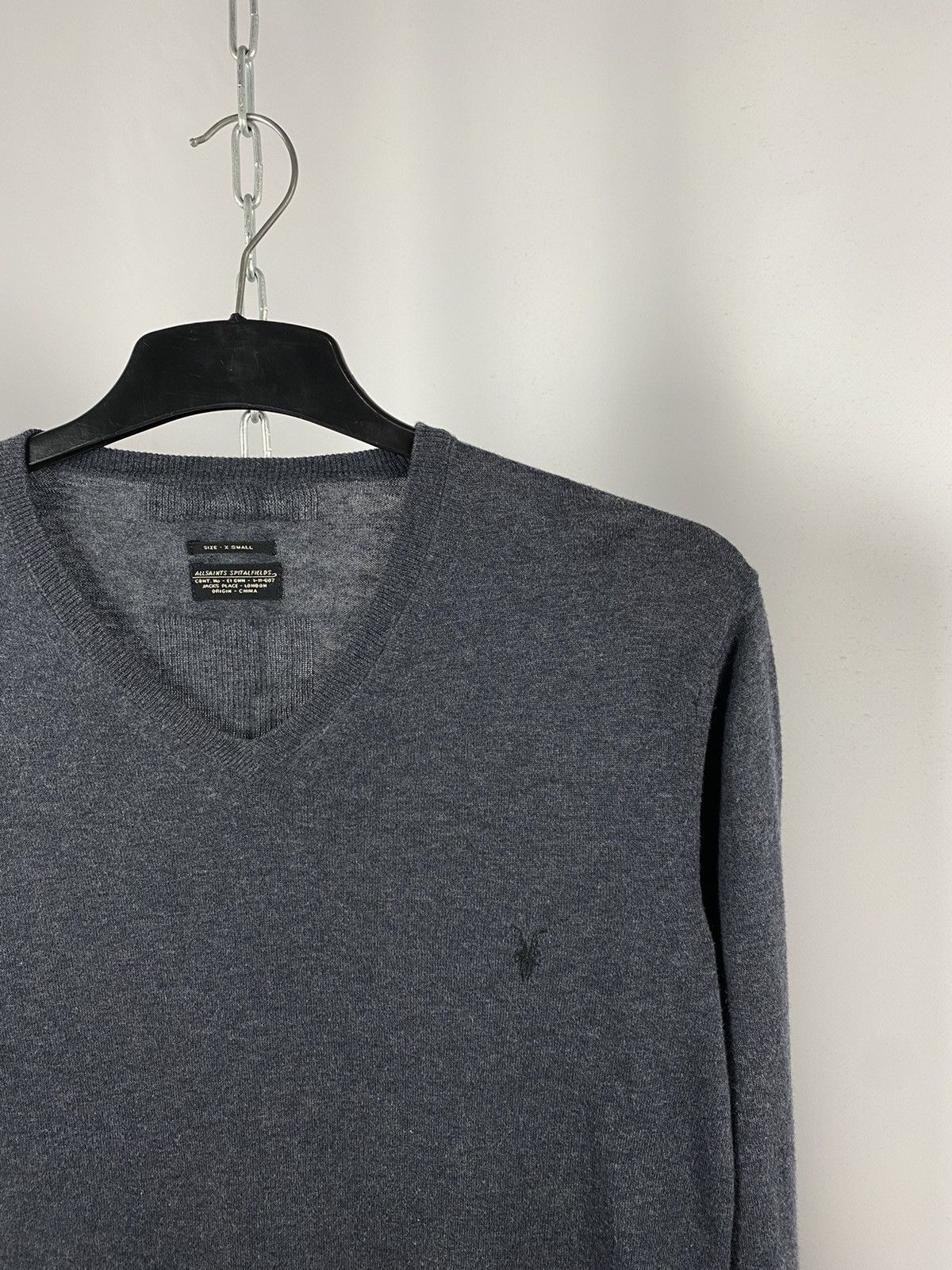 Allsaints Allsaints sweaters V-neck blue size XS Size US XS / EU 42 / 0 - 2 Thumbnail