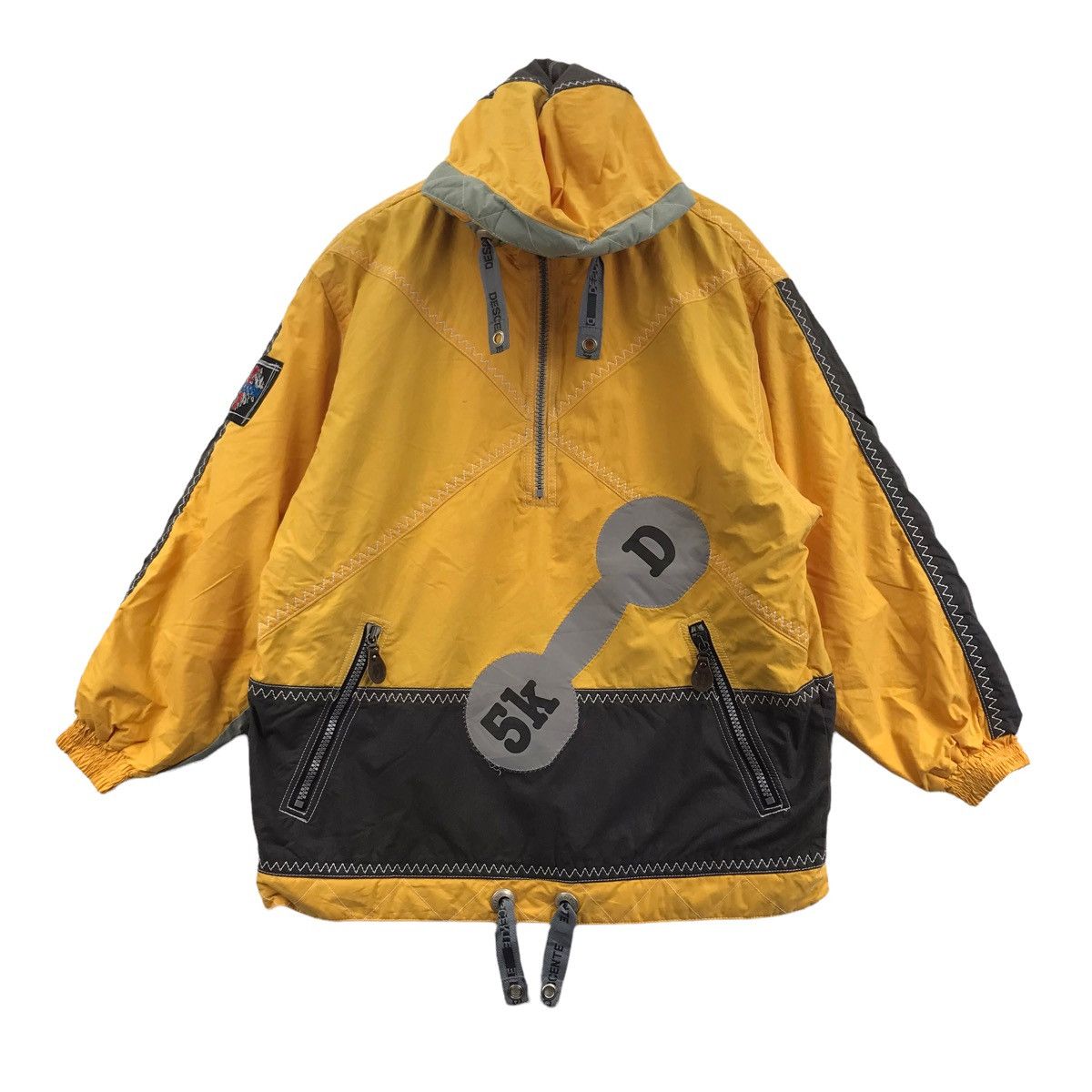 Descente Vintage DESCENTE Patch Snow Gear JapanBrand Yellow SkiJacket Size US M / EU 48-50 / 2 - 1 Thumbnail