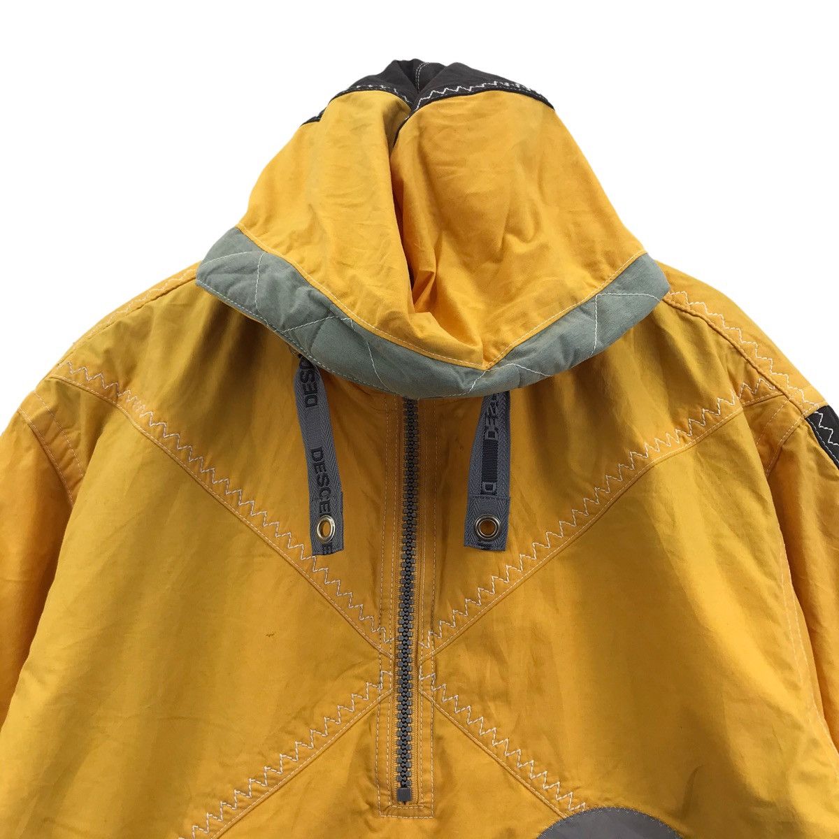 Descente Vintage DESCENTE Patch Snow Gear JapanBrand Yellow SkiJacket Size US M / EU 48-50 / 2 - 2 Thumbnail