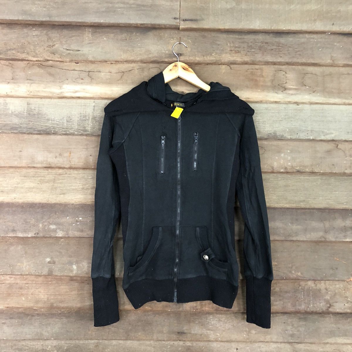 Japanese Brand D-Jewel Black punk streetwear hoodie Sweater #3272 Size M / US 6-8 / IT 42-44 - 1 Thumbnail