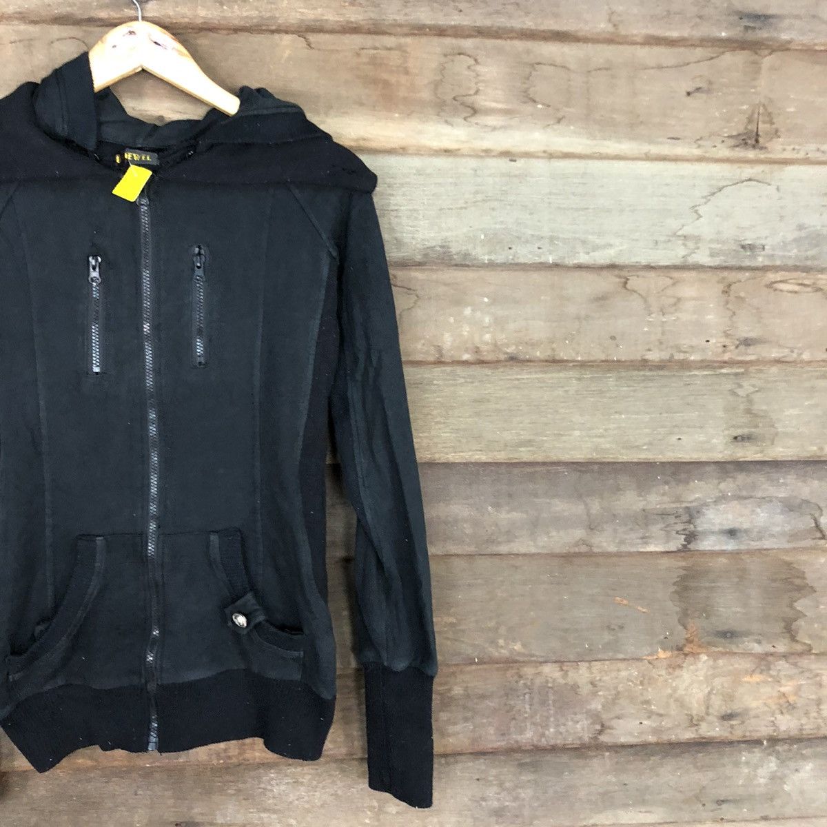 Japanese Brand D-Jewel Black punk streetwear hoodie Sweater #3272 Size M / US 6-8 / IT 42-44 - 5 Thumbnail