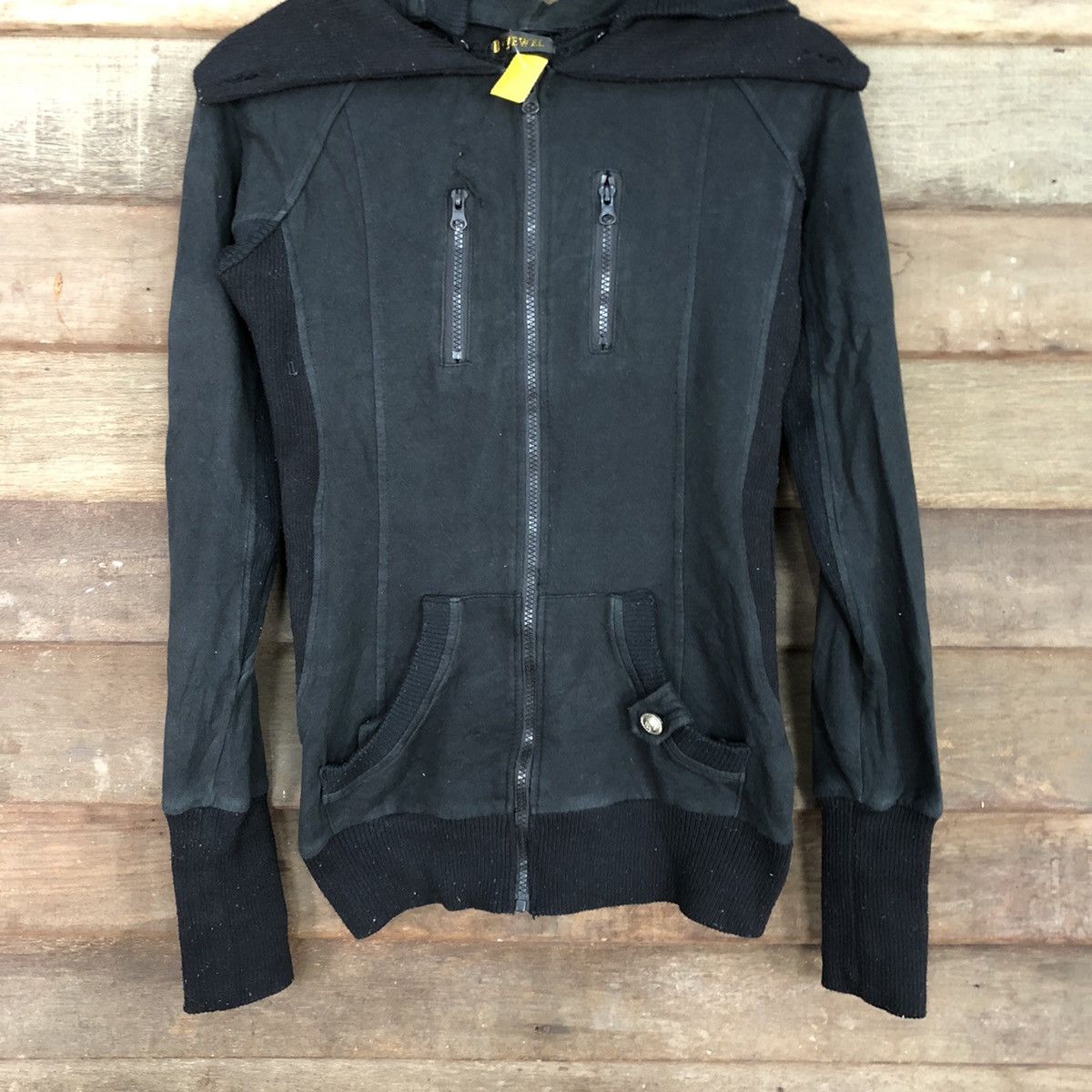 Japanese Brand D-Jewel Black punk streetwear hoodie Sweater #3272 Size M / US 6-8 / IT 42-44 - 8 Thumbnail