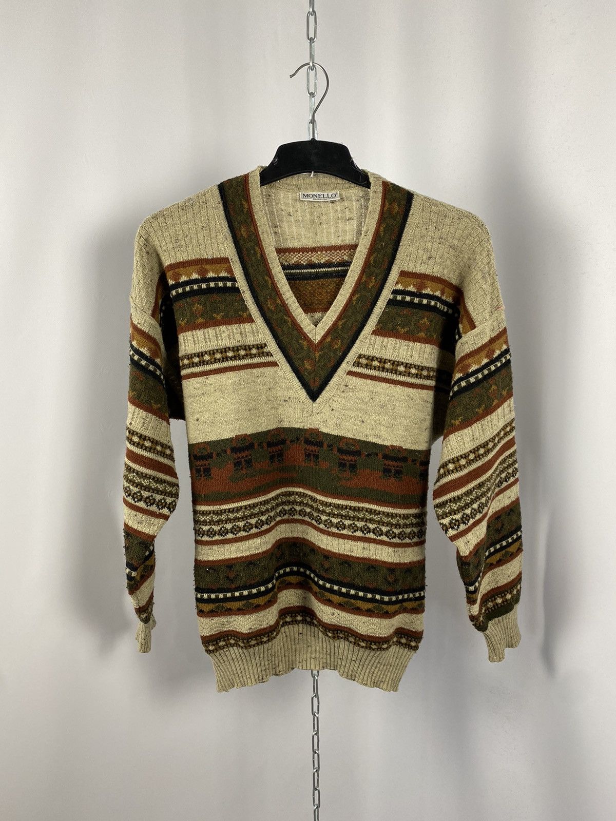 Vintage Sweaters vintage V-neck coogi Carlo Colucci size XL Size US XL / EU 56 / 4 - 1 Thumbnail