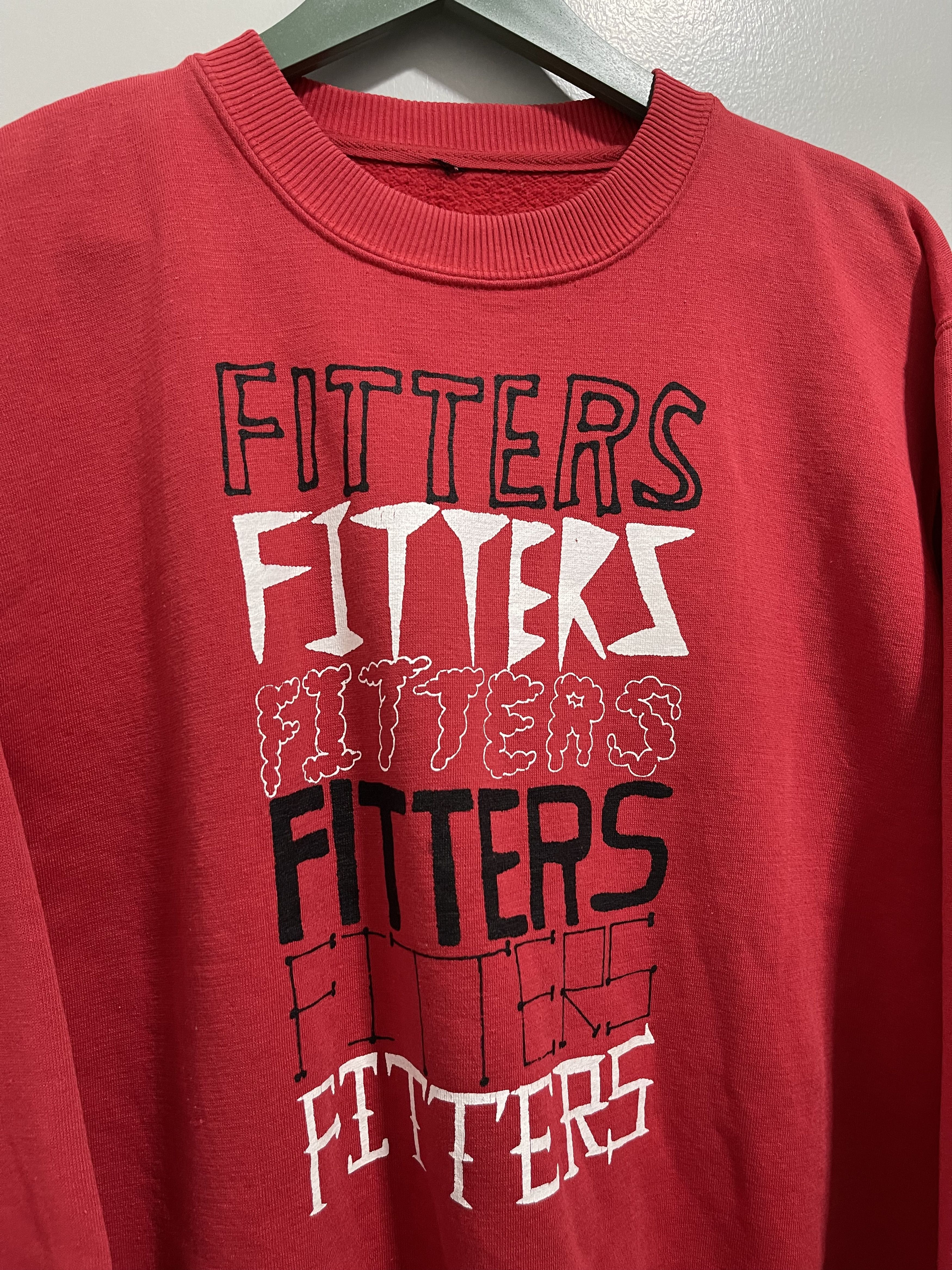 Japanese Brand × Vintage Vintage Fitters Spell Out printed Crewneck Sweatshirt Size US S / EU 44-46 / 1 - 3 Thumbnail