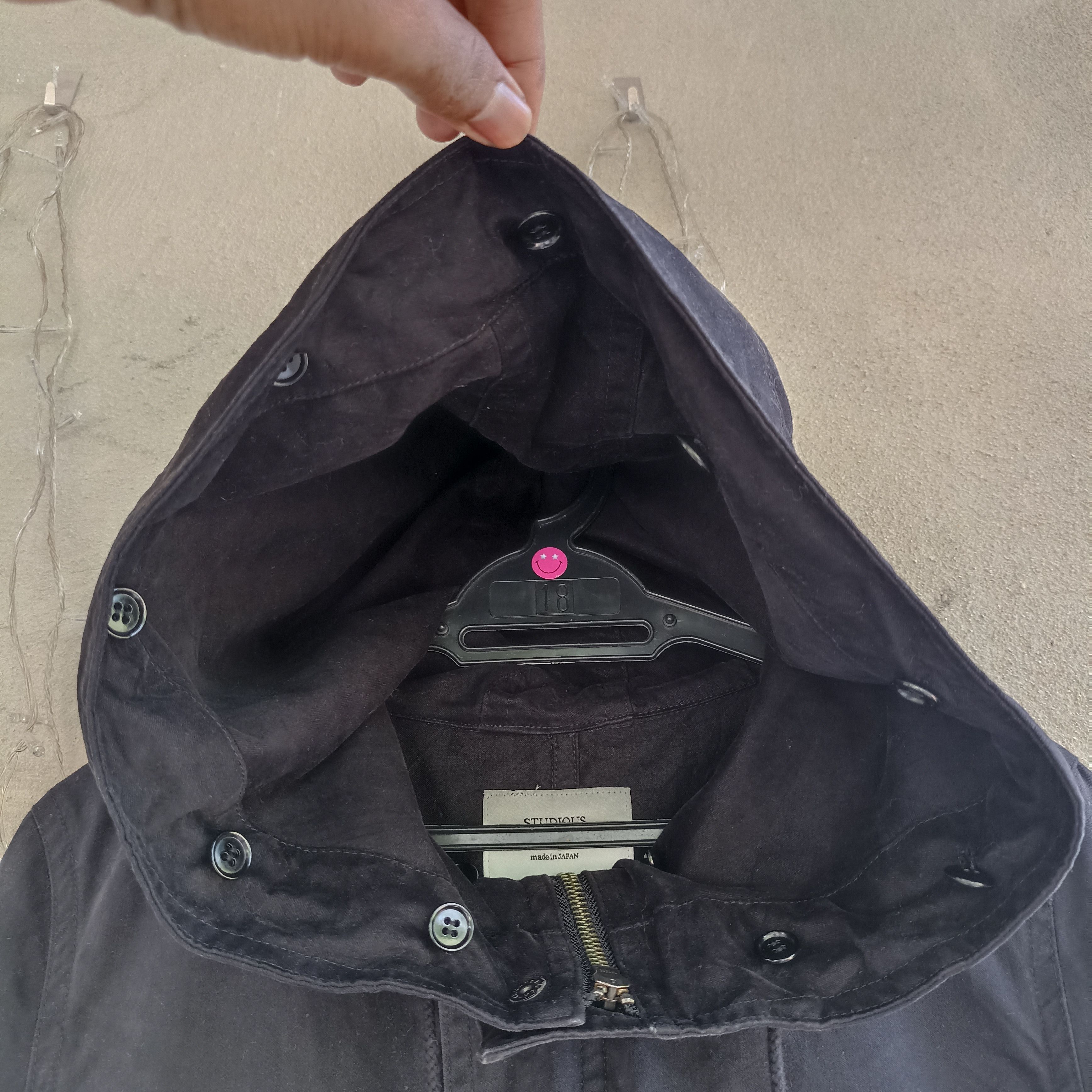 Japanese Brand Studios O Made In Japan Black Parka Size US S / EU 44-46 / 1 - 5 Thumbnail