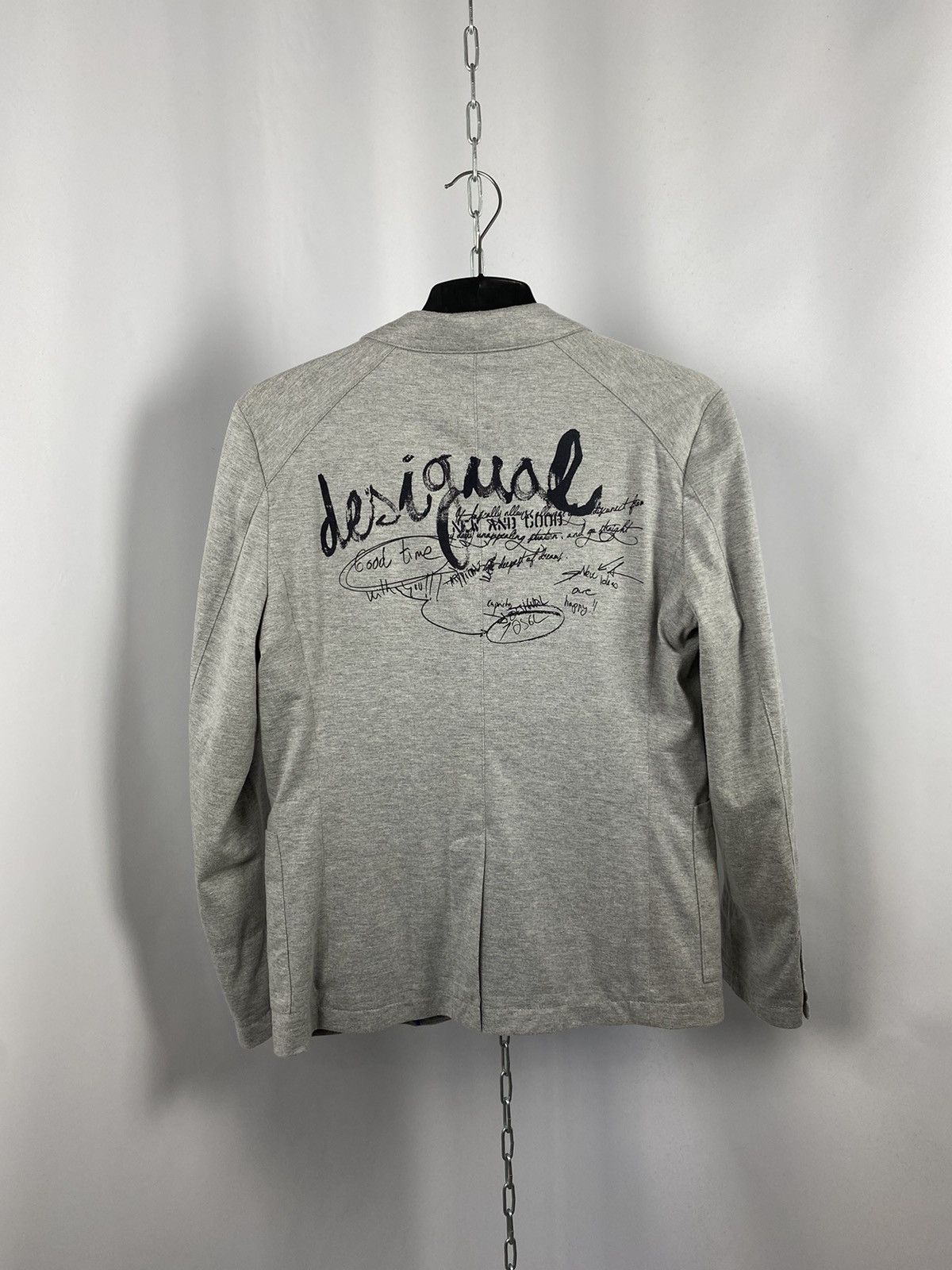 Desigual Desigual blazer gray designer size S Size 38R - 5 Thumbnail
