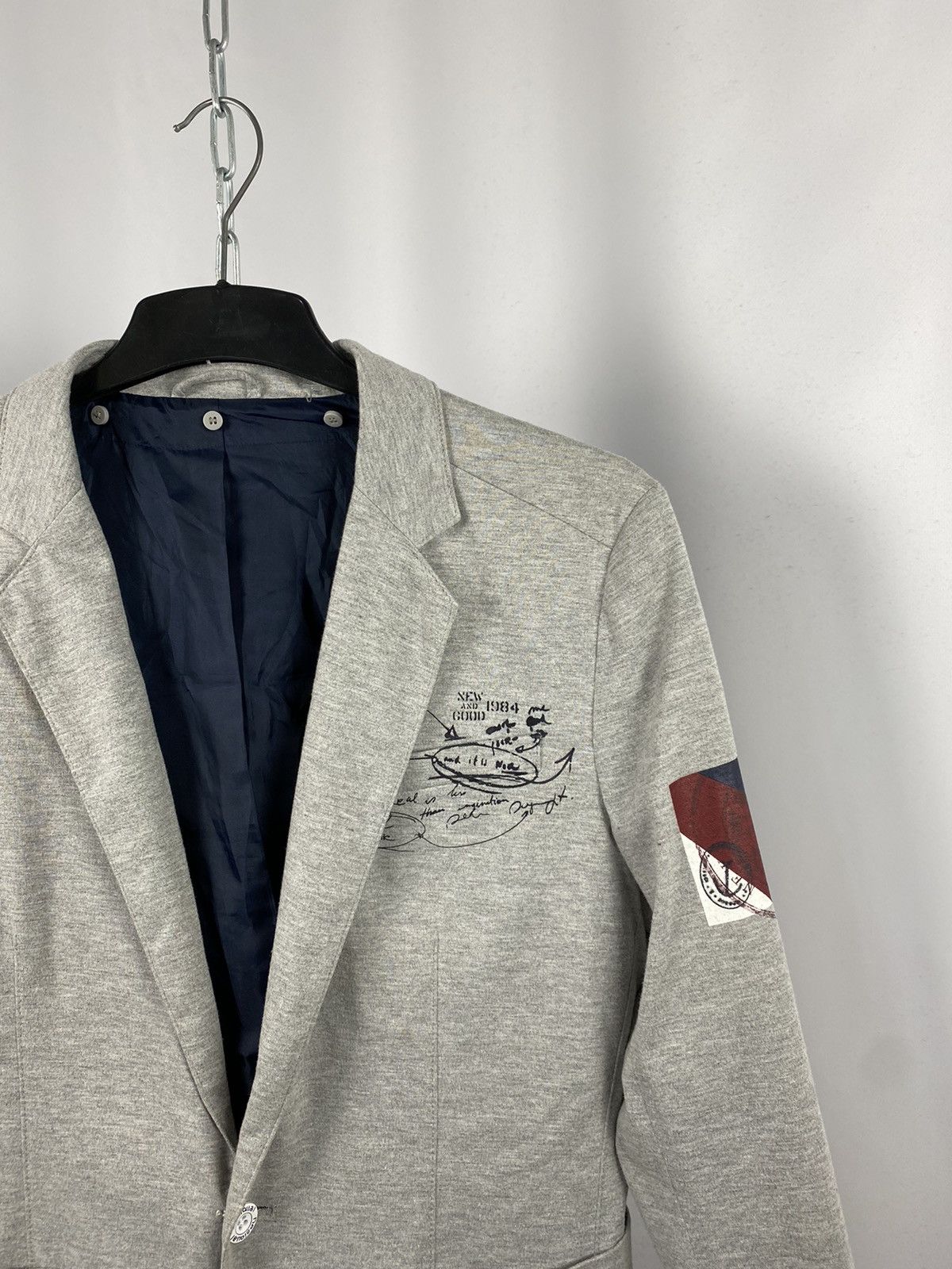 Desigual Desigual blazer gray designer size S Size 38R - 2 Thumbnail