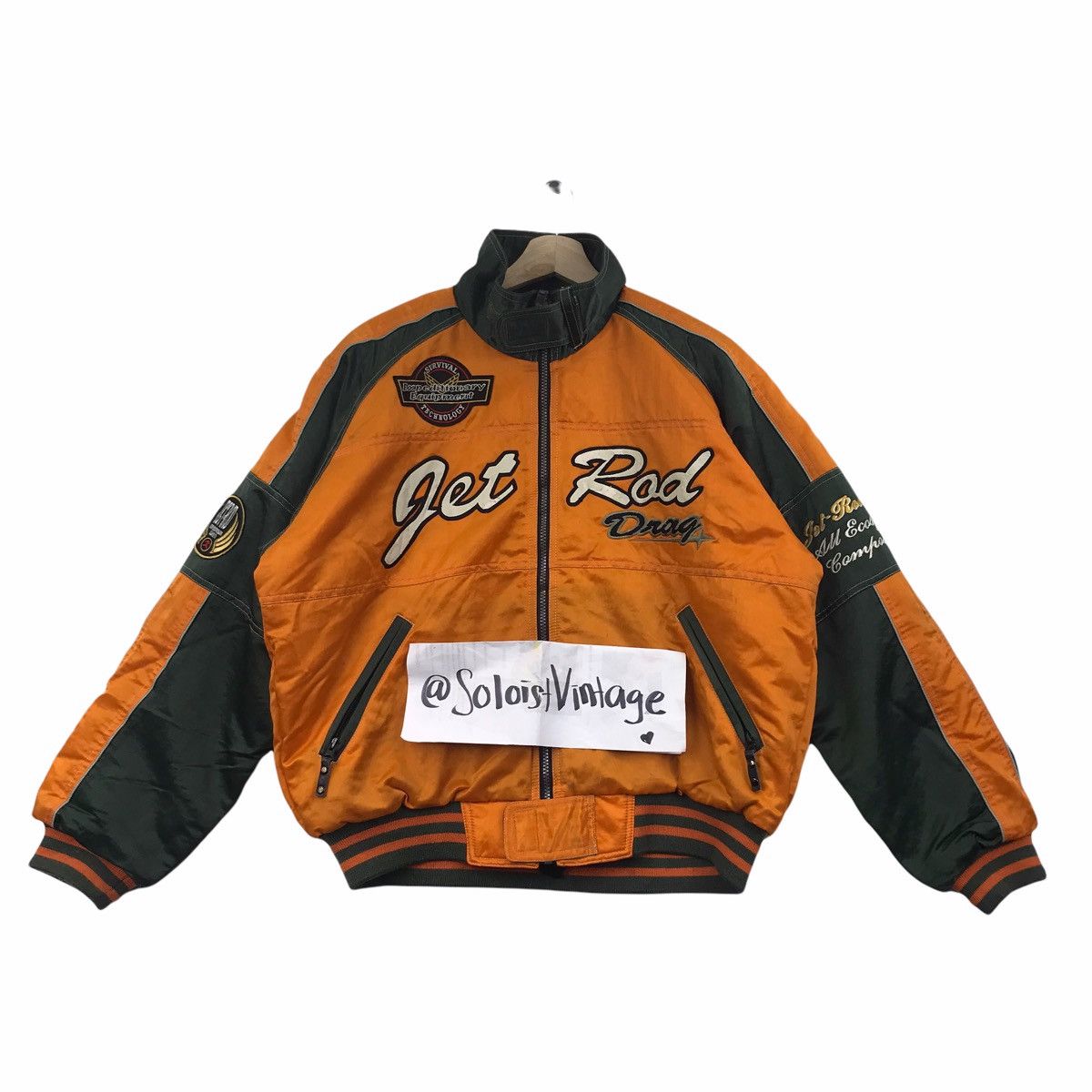 Vintage YAMAHA Racing Motor JET-ROD Drag Expeditionary Crusts Jacket Size US L / EU 52-54 / 3 - 1 Thumbnail