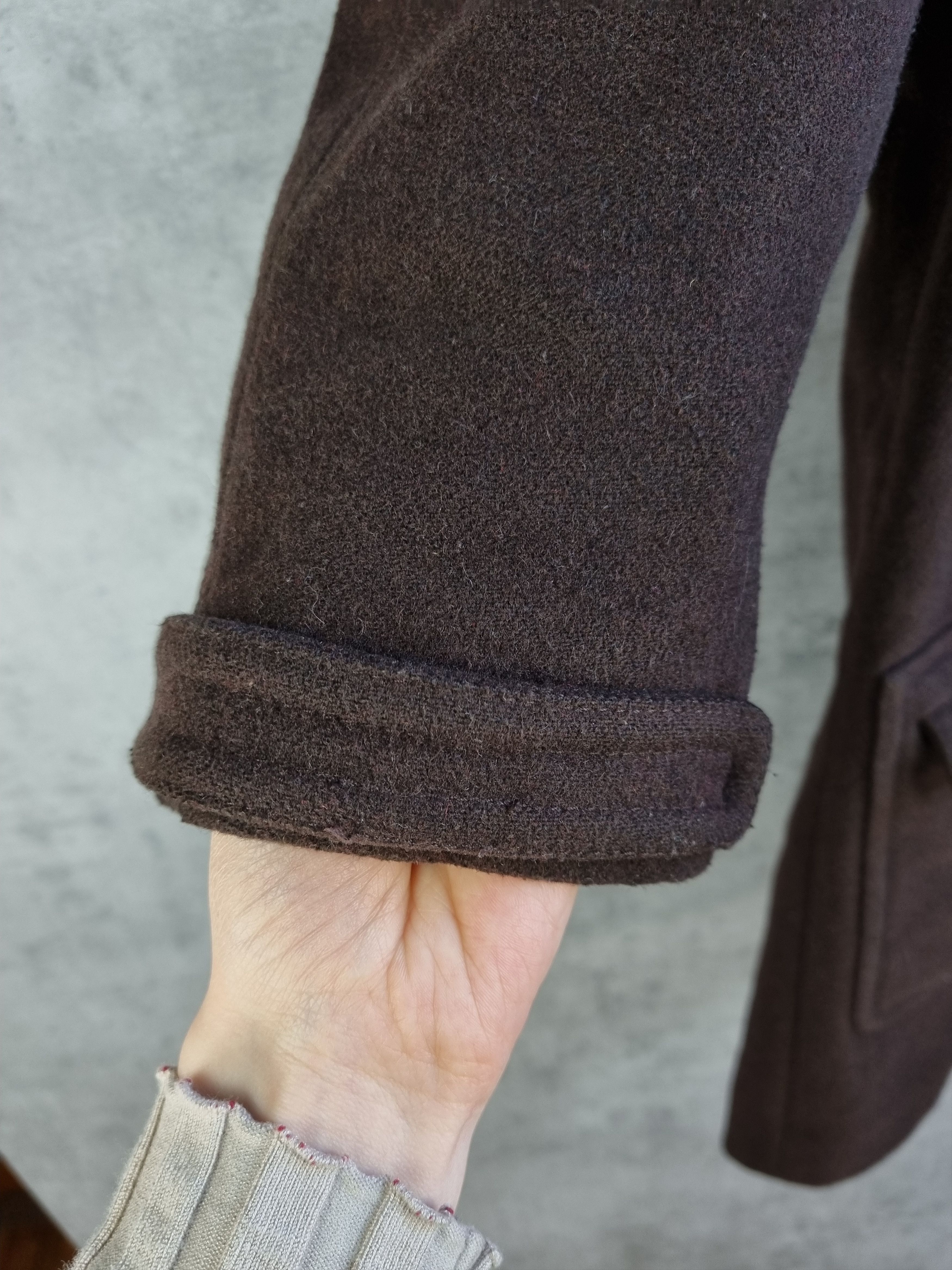 Sandro 90s Rare SANDRO Paris Wool Hooded Coat Size XS / US 0-2 / IT 36-38 - 16 Thumbnail