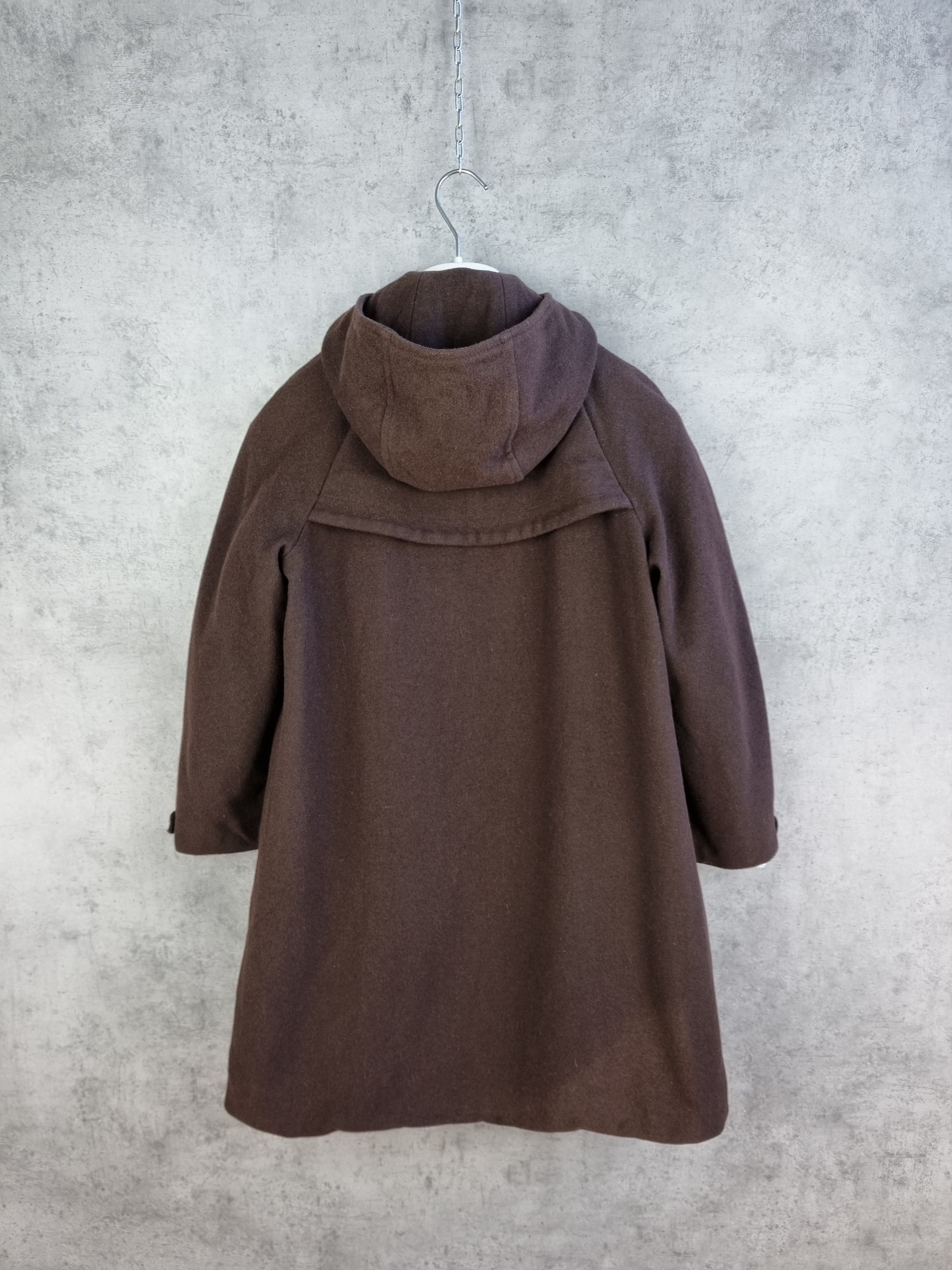 Sandro 90s Rare SANDRO Paris Wool Hooded Coat Size XS / US 0-2 / IT 36-38 - 3 Thumbnail