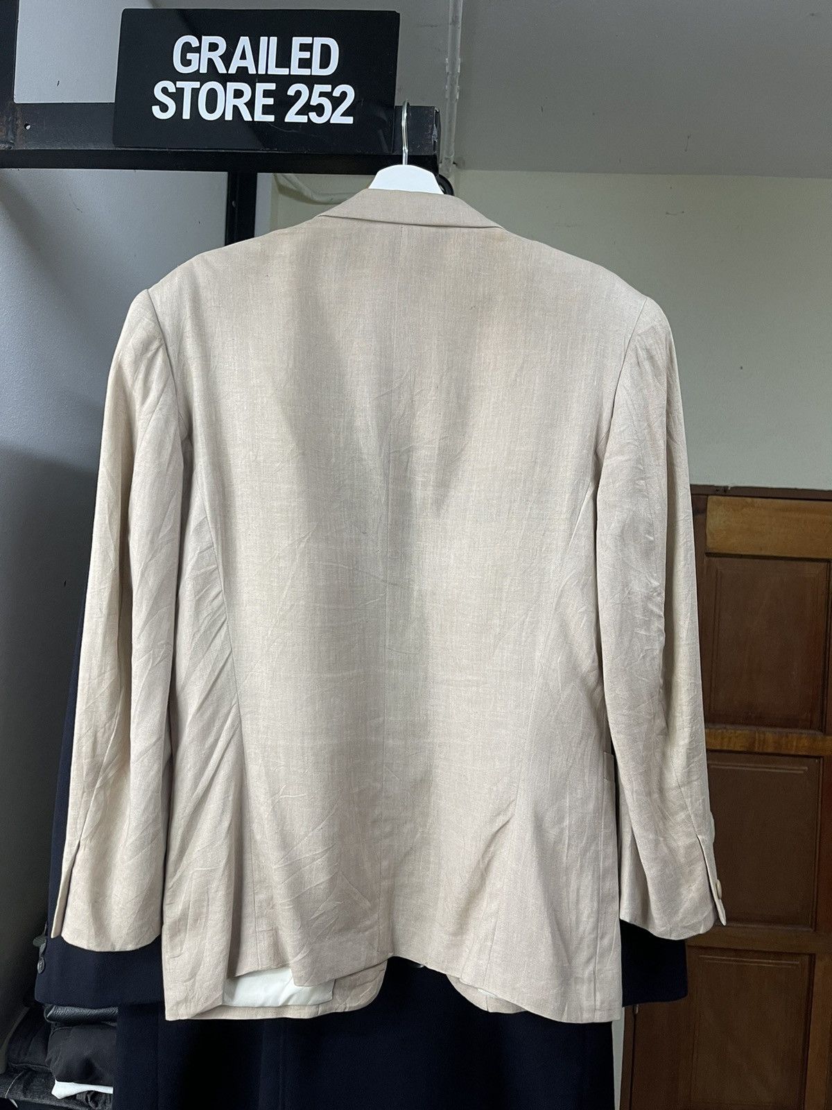 Mugler Vintage 80s Thierry Mugler Beige Pattern Coat Size US L / EU 52-54 / 3 - 3 Thumbnail