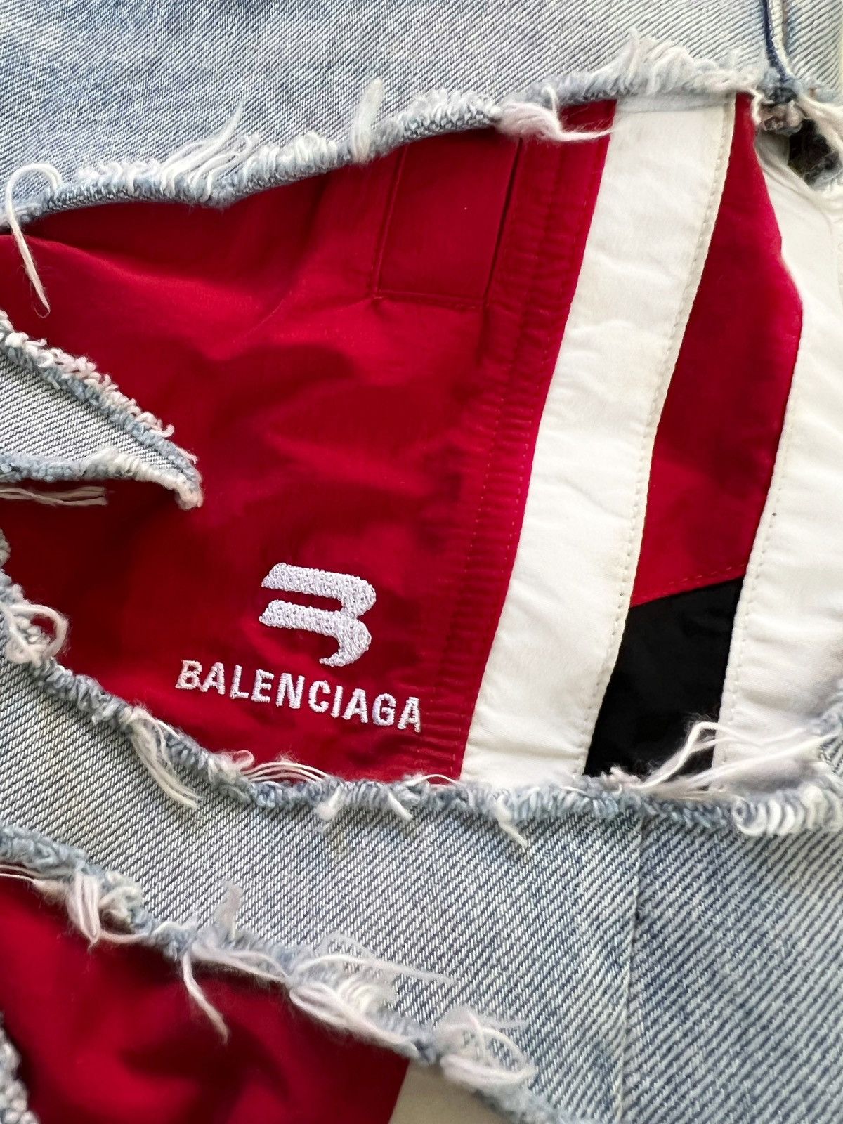 2021 Slashed Hybrid Layer Denim