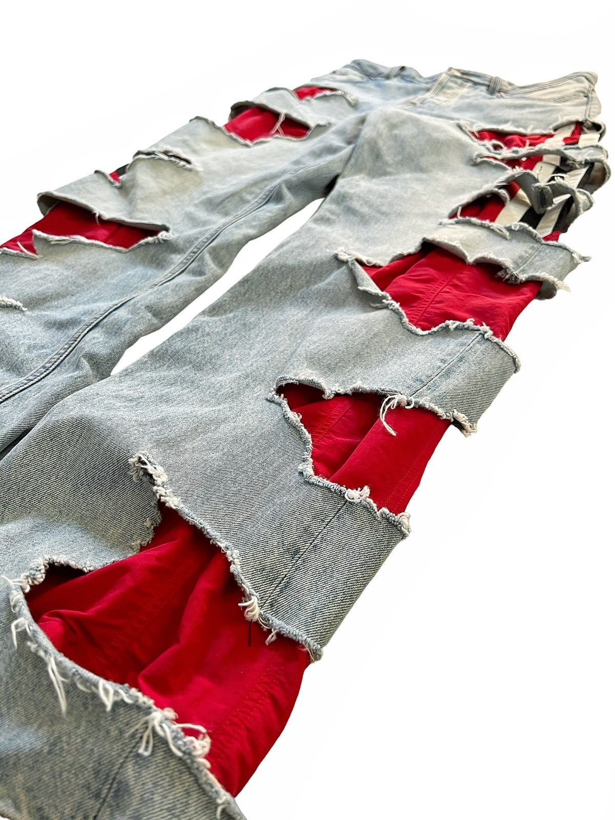 2021 Slashed Hybrid Layer Denim