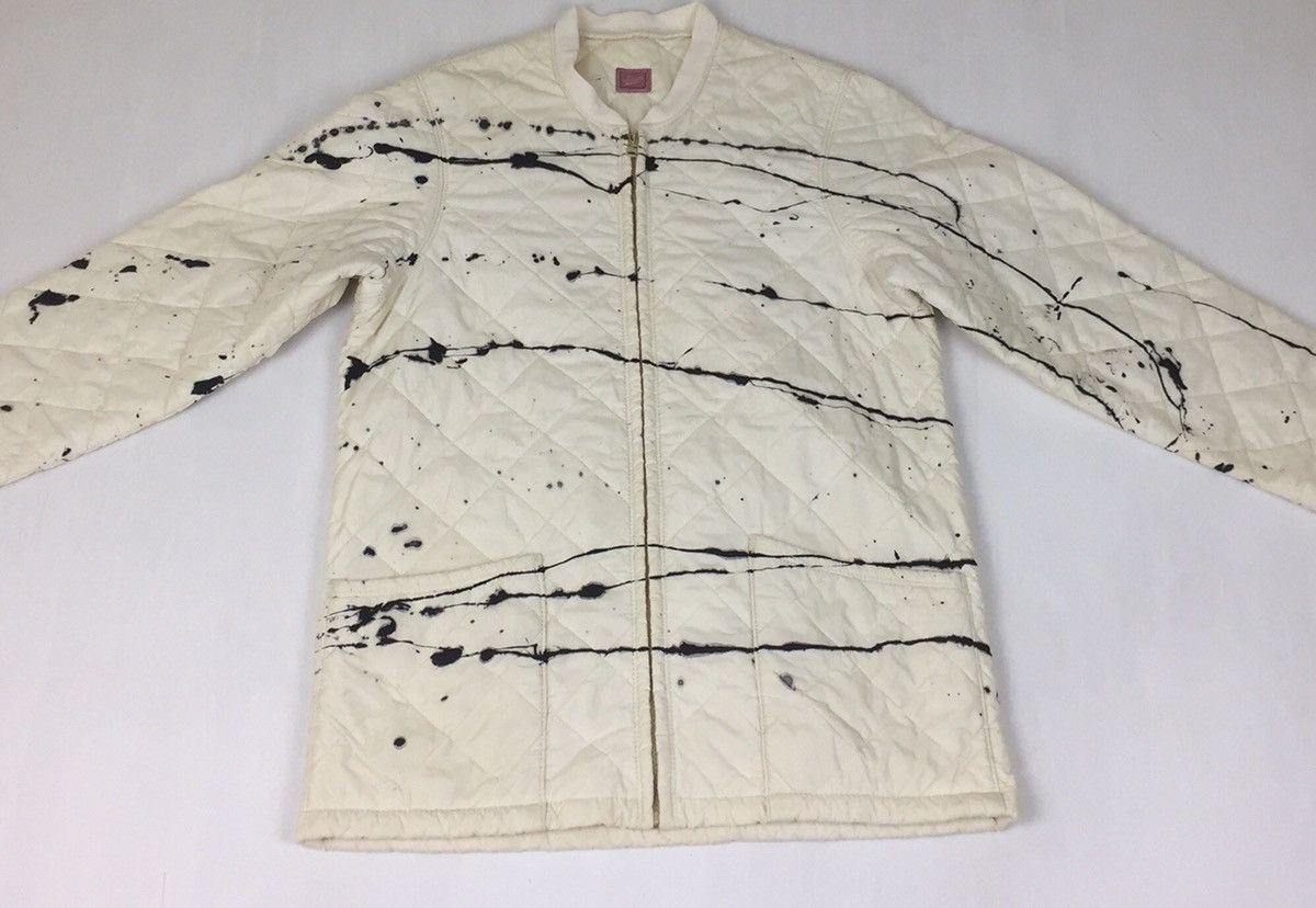 45rpm × Japanese Brand Vintage 45 rpm Quilted Jacket Back Anorak Splash Painter Size US M / EU 48-50 / 2 - 2 Thumbnail