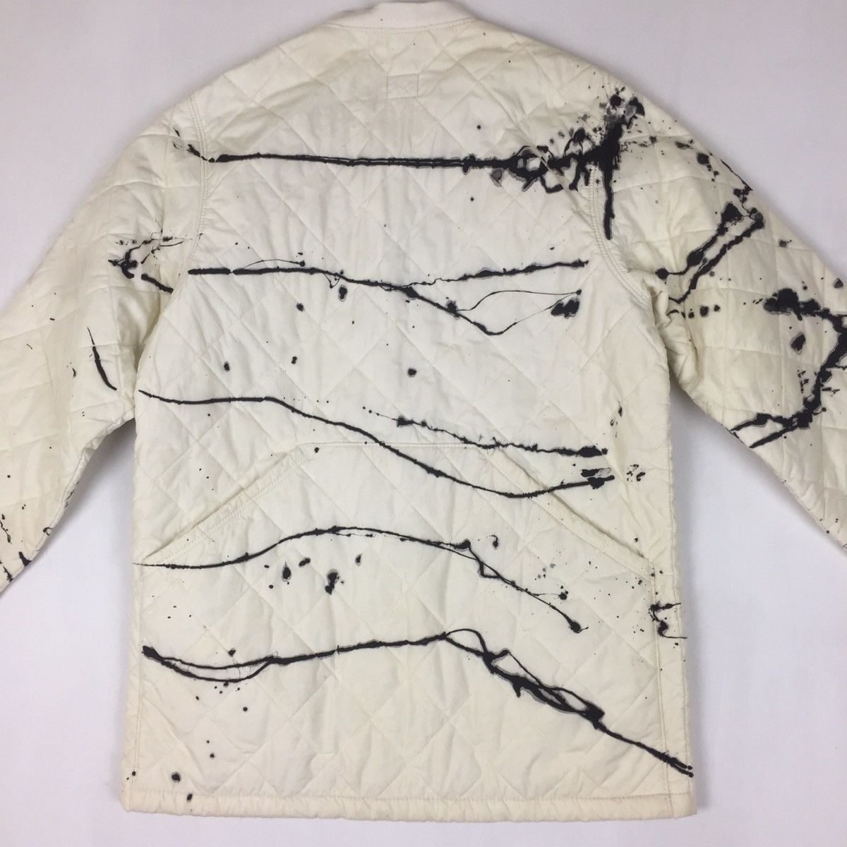 45rpm × Japanese Brand Vintage 45 rpm Quilted Jacket Back Anorak Splash Painter Size US M / EU 48-50 / 2 - 8 Thumbnail