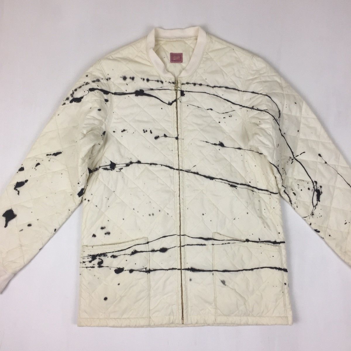 45rpm × Japanese Brand Vintage 45 rpm Quilted Jacket Back Anorak Splash Painter Size US M / EU 48-50 / 2 - 3 Thumbnail