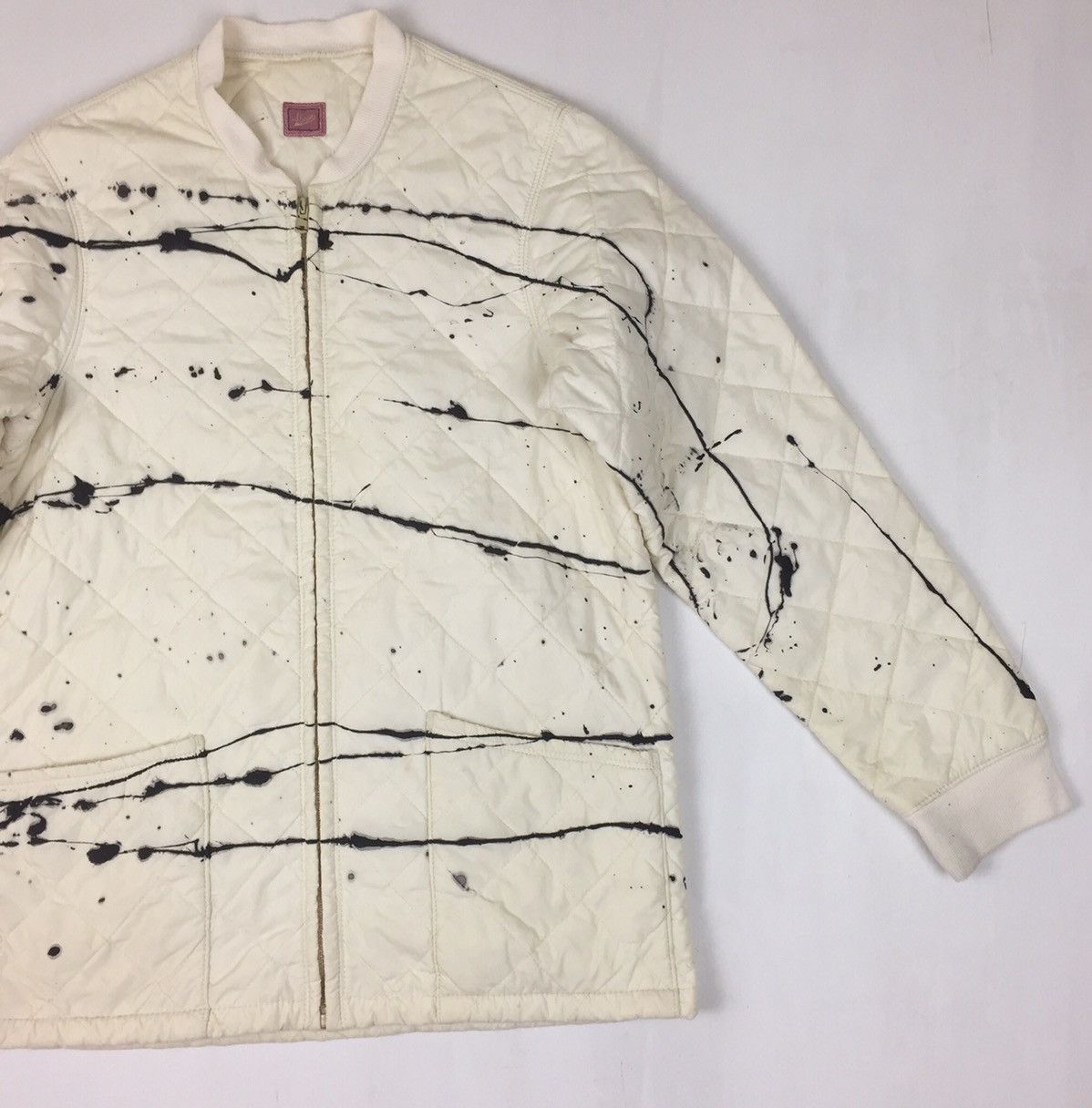 45rpm × Japanese Brand Vintage 45 rpm Quilted Jacket Back Anorak Splash Painter Size US M / EU 48-50 / 2 - 4 Thumbnail