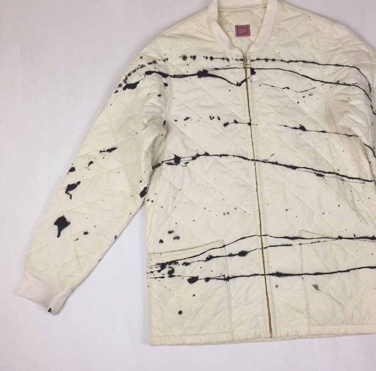 45rpm × Japanese Brand Vintage 45 rpm Quilted Jacket Back Anorak Splash Painter Size US M / EU 48-50 / 2 - 5 Thumbnail