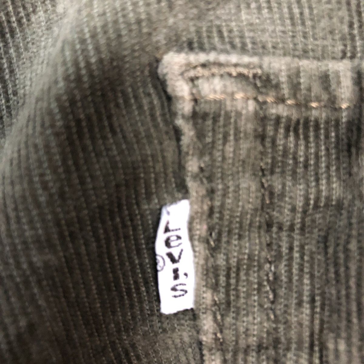 Levi's 511 Levis Strauss Green Corduroy Jeans Pants #5372 Size US 30 / EU 46 - 12 Thumbnail
